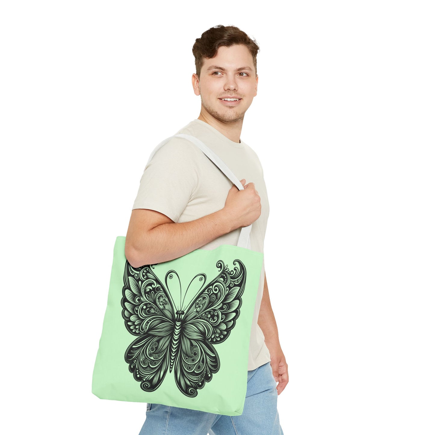 Butterfly Tote Bag | Stylish Eco-Friendly Bag, Nature Lover Gift, Shopping, Beach, Travel, Reusable, Spring Decor