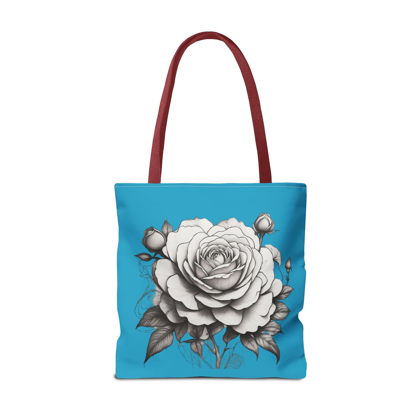Elegant Floral Tote Bag with Roses, Chic Reusable Grocery Bag, Perfect Gift for Her, Stylish Handbag, Everyday Essentials