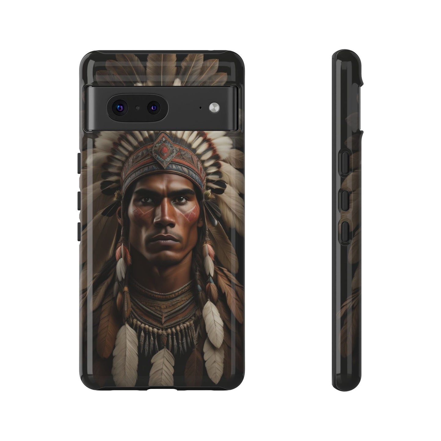 Native American Art Phone Case, Strong Culture Design, Unique Gift for Him or Her, Tough Cases, Customizable Protector, Tribal Style
