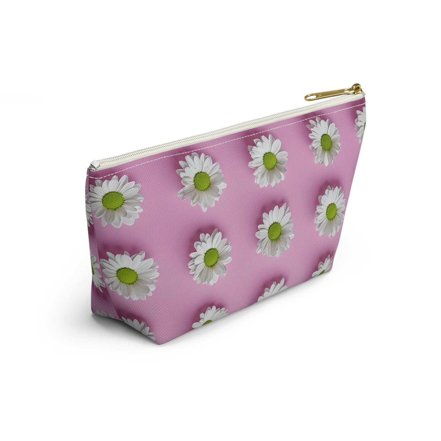 Daisy Print Accessory Pouch | Floral Makeup Bag, Travel Organizer