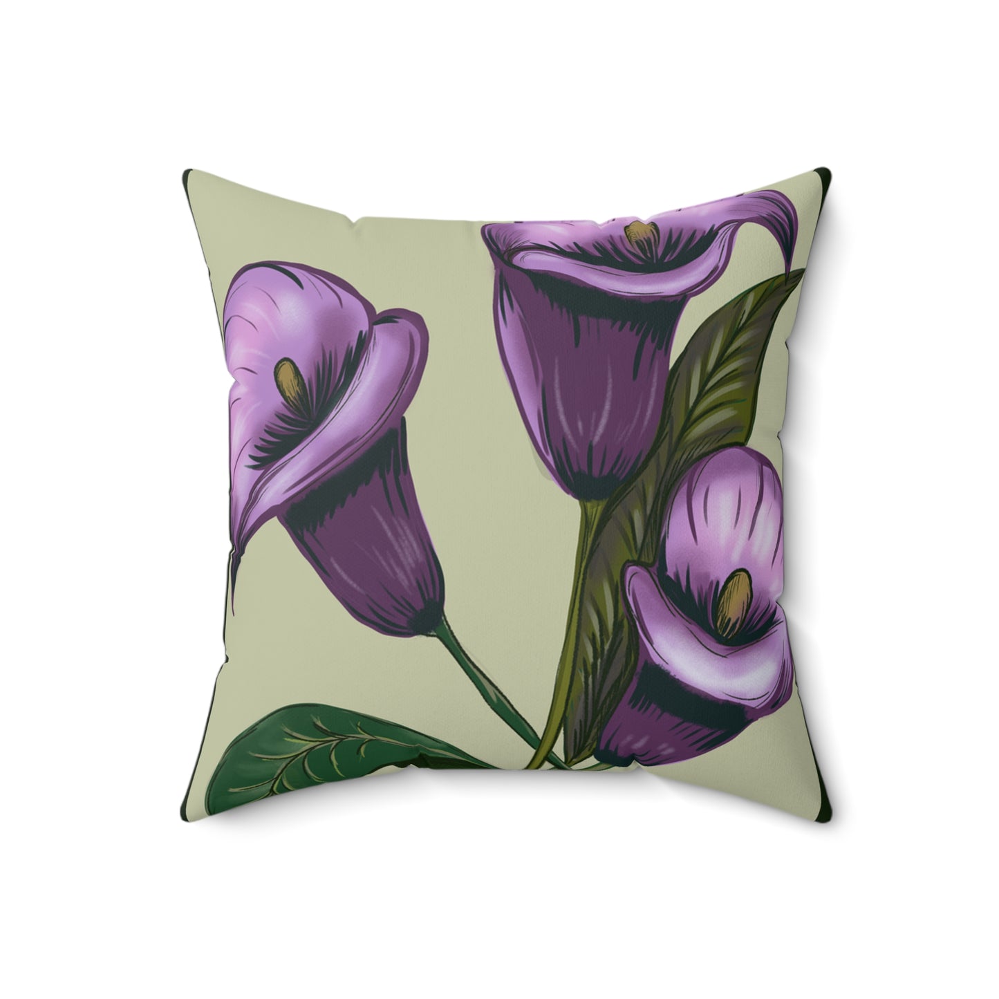 Spun Polyester Square Pillow