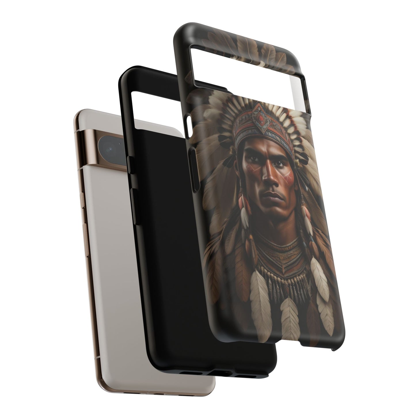 Native American Art Phone Case, Strong Culture Design, Unique Gift for Him or Her, Tough Cases, Customizable Protector, Tribal Style