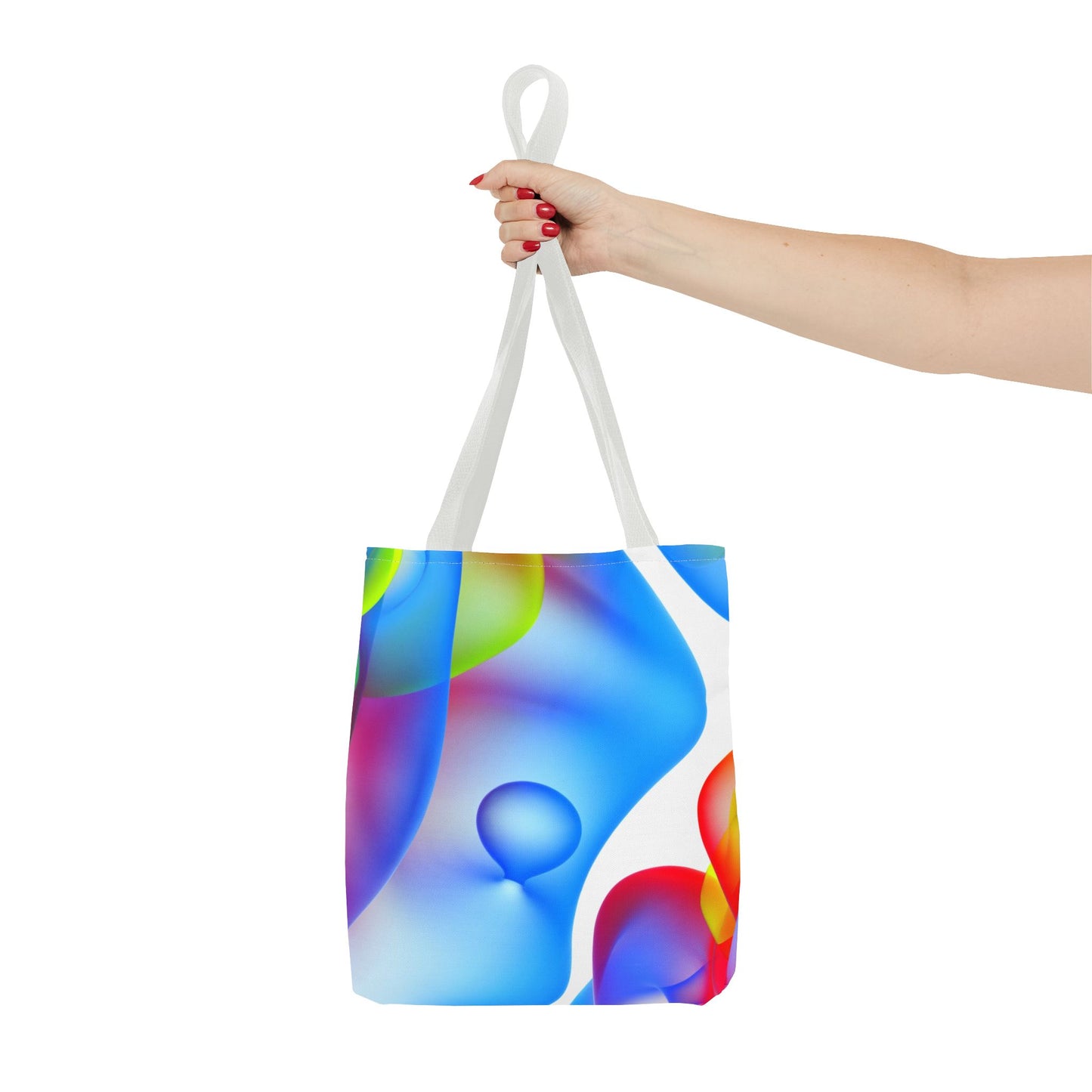 Vibrant Abstract Tote Bag, Colorful Beach Bag, Reusable Grocery Tote, Stylish Everyday Bag, Gift for Art Lovers