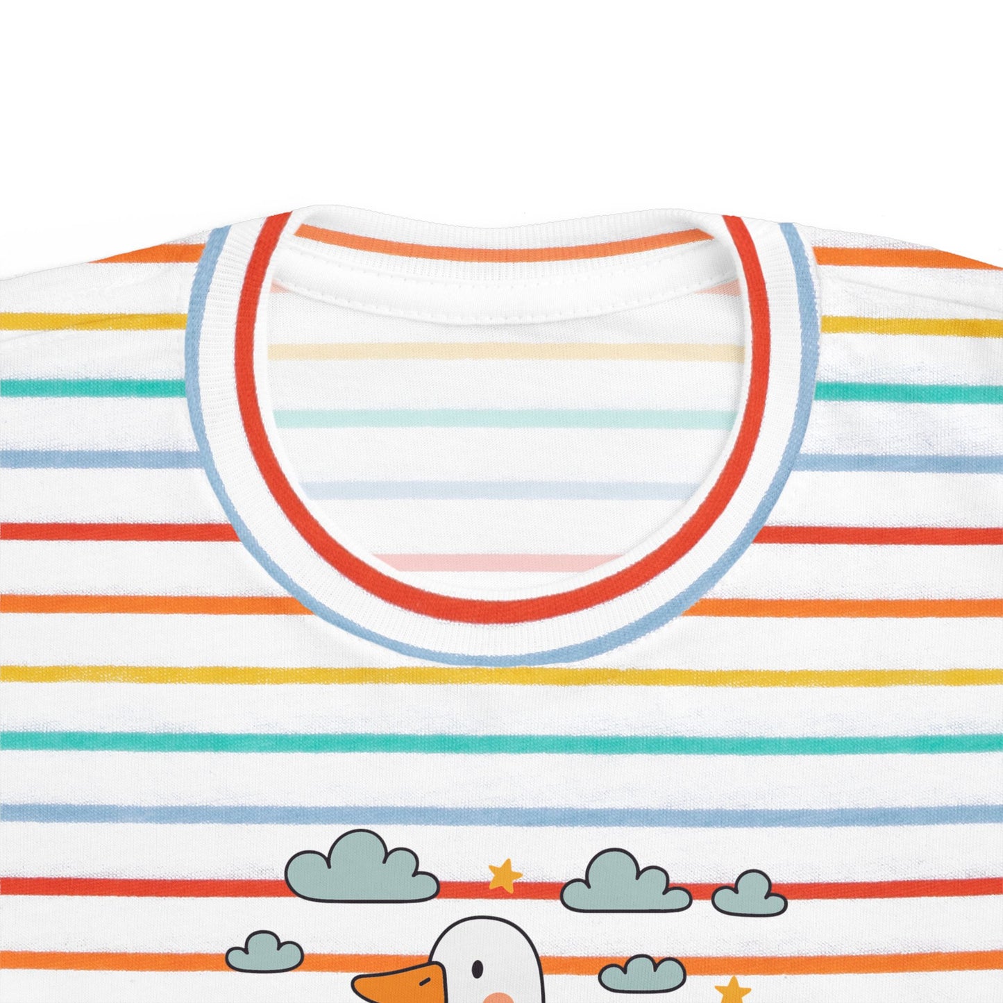 Cute Toddler's Tee with Happy Duck Design, Perfect for Playtime, Gifts, or Family Outings, Summer Fun, Animal Lovers