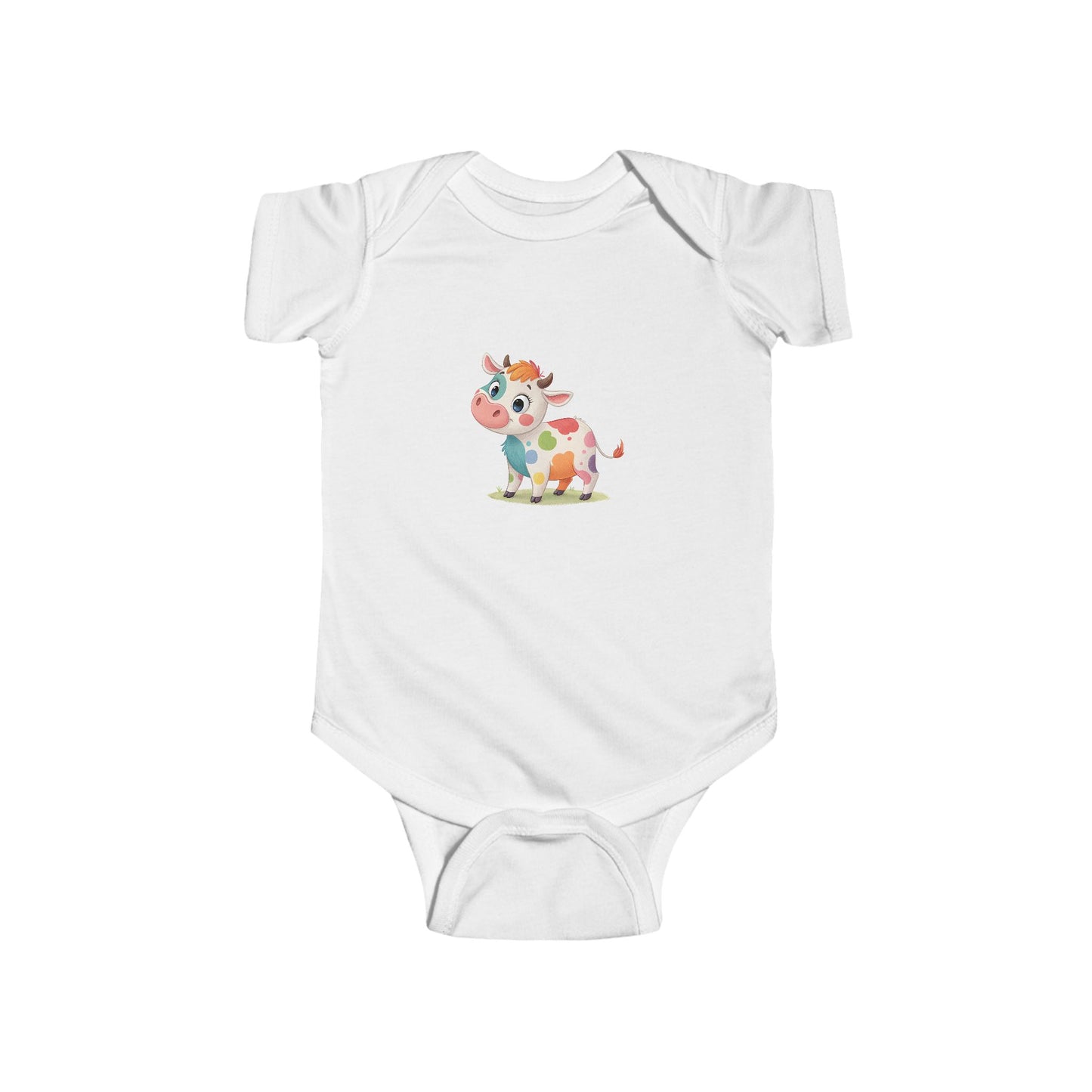 Cute Cow Infant Bodysuit | Baby Shower Gift, Newborn Outfit, Animal Lover Apparel, Cute Baby Clothes, Toddler Gift