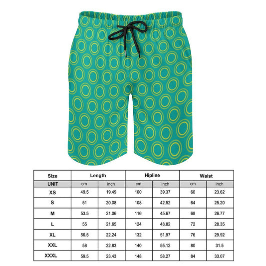 Men's Beach Shorts with Pockets
