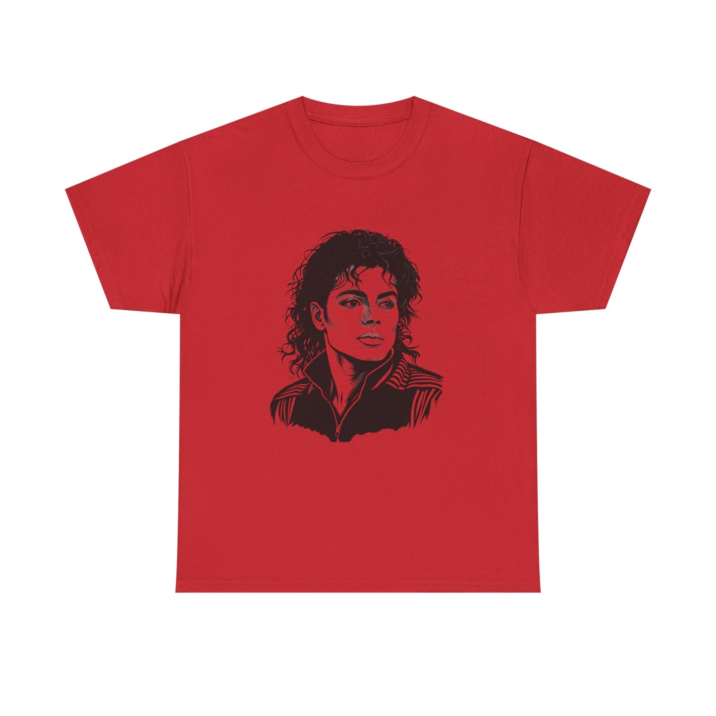 Michael Inspired Unisex Heavy Cotton Tee, Vintage Style Shirt, Retro Graphic Tee, Music Lover Gift, Unisex Casual Wear