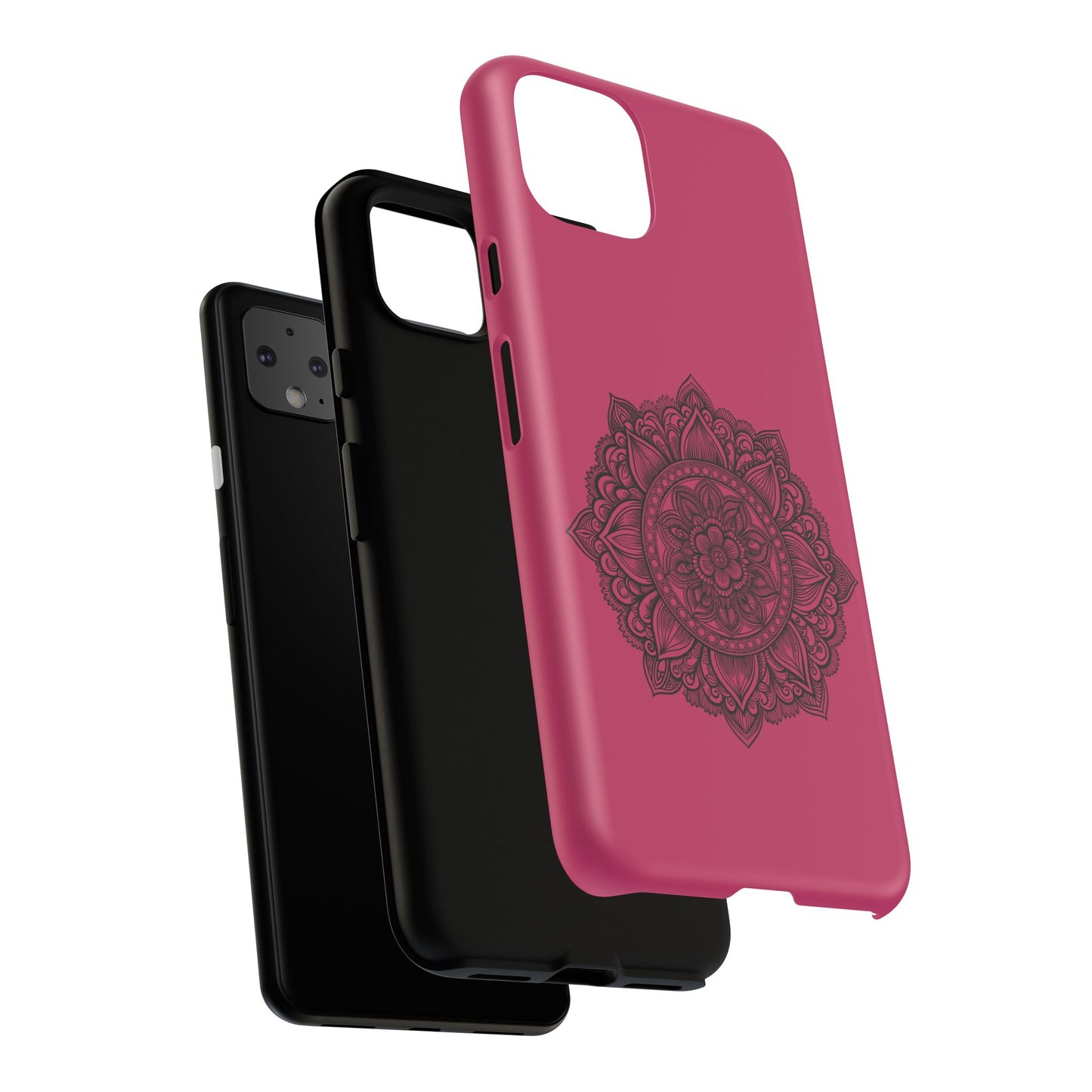 Vibrant Mandala Phone Case, Artistic Protection Cover, Gift for Her, Trendy Accessories, Birthday or Holiday Present
