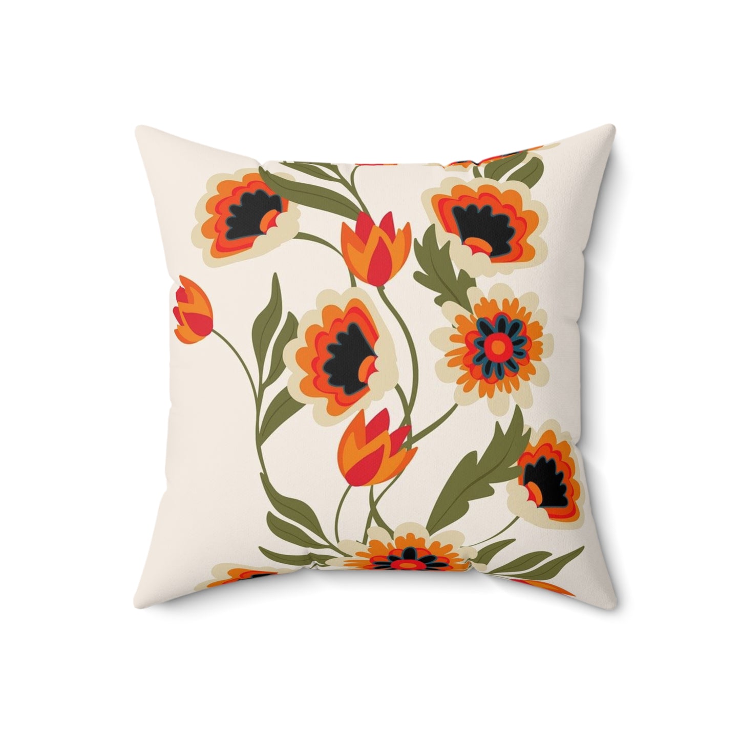 Spun Polyester Square Pillow