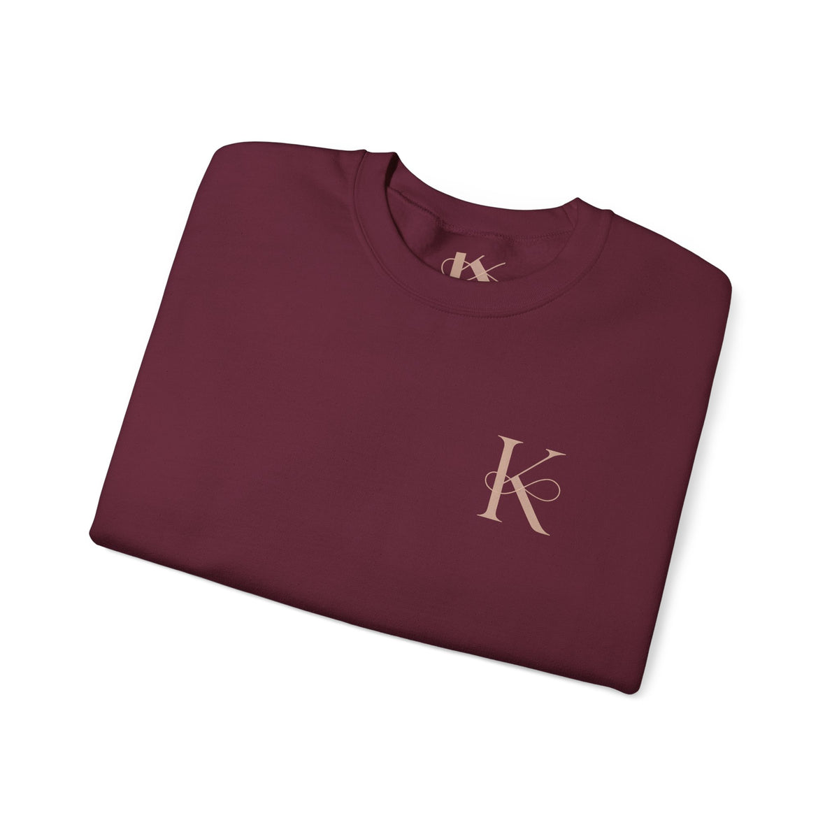 Minimalist Unisex Crewneck Sweatshirt with Initial Charm, Comfortable Lounge Wear, Gift for Him or Her, Casual Style, Everyday Essential
