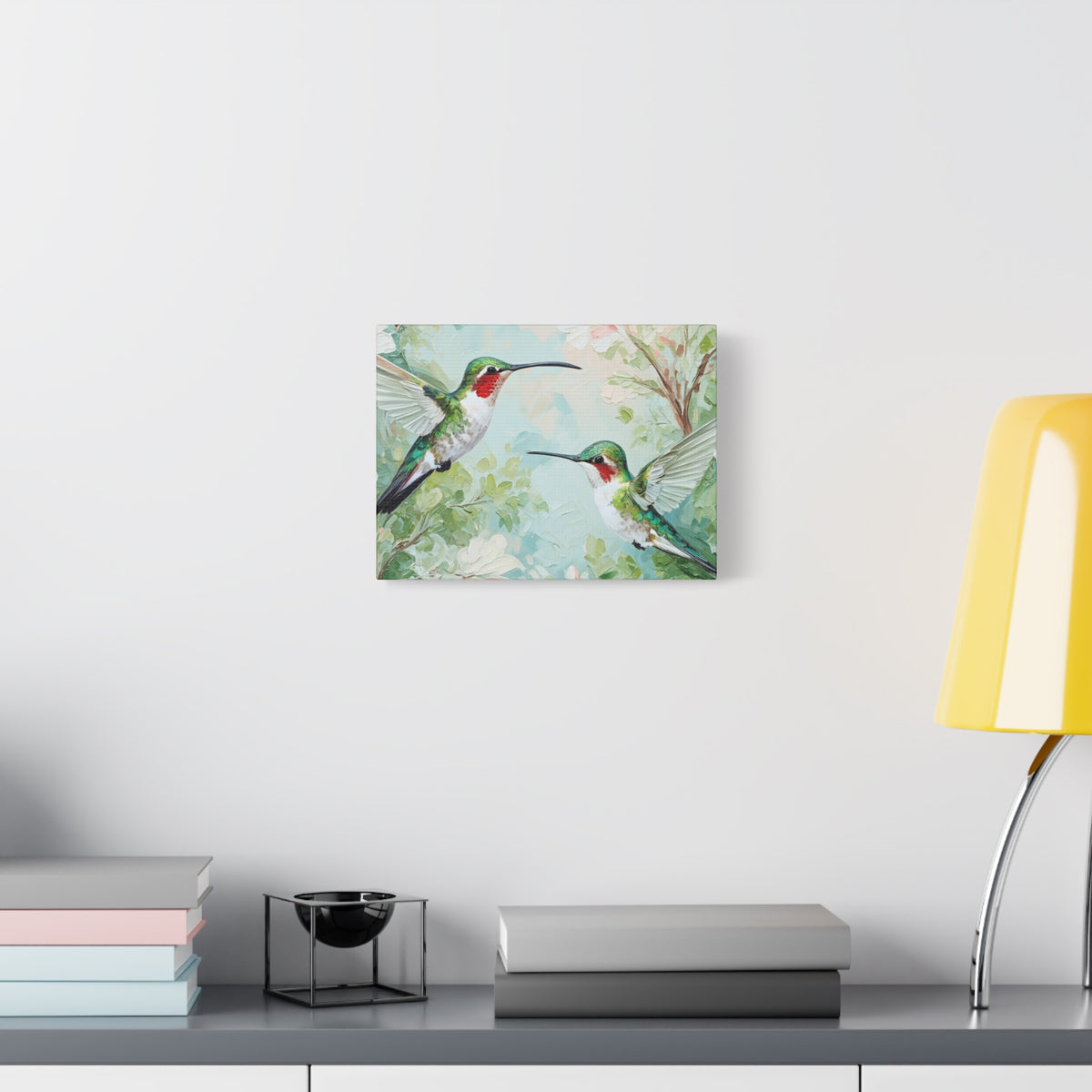 Hummingbird Canvas Wall Art — Stretched Matte Nature Print