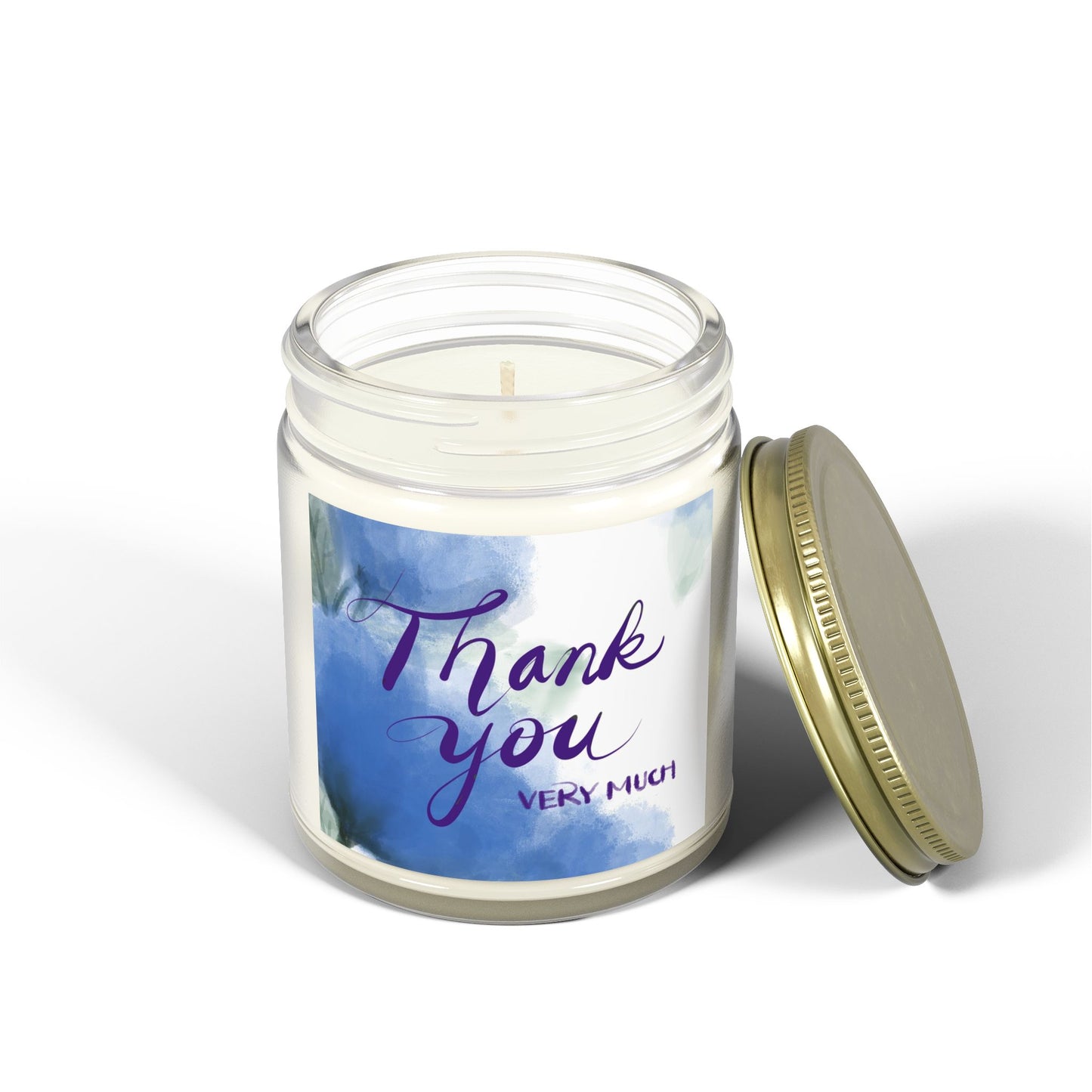 Thank You Scented Candles, Coconut Apricot Wax, Gifts for Her, Home Fragrance, Relaxation, Bridal Shower, Birthday