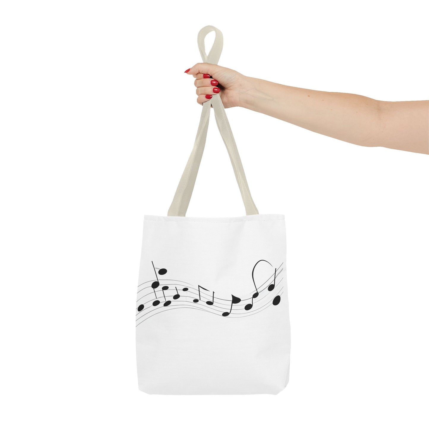Musical Notes Tote Bag | Perfect for Music Lovers, Eco-Friendly Shopping