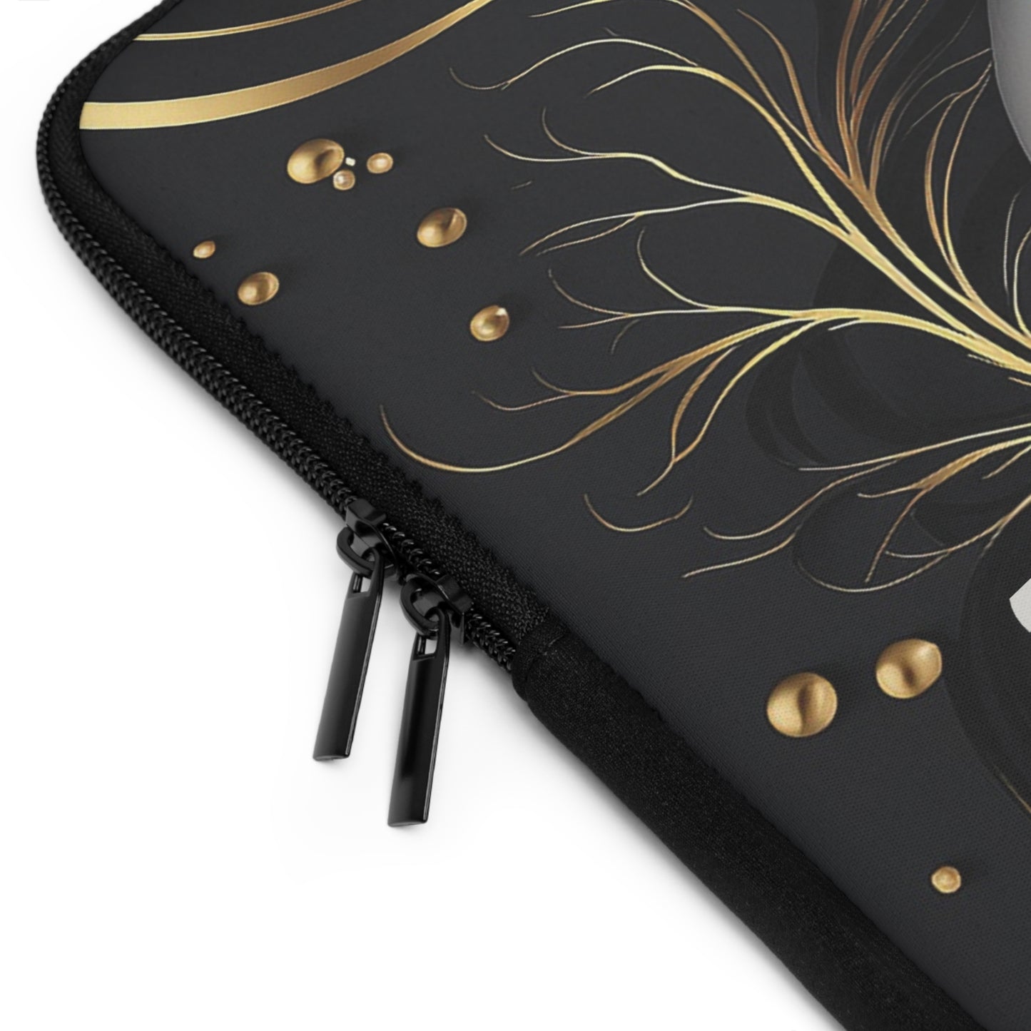 Elegant Personalized Laptop Sleeve, Art-Inspired Tech Case, Gift for Students, Professionals, Custom Monogram Sleeve, Stylish Gadget Cover