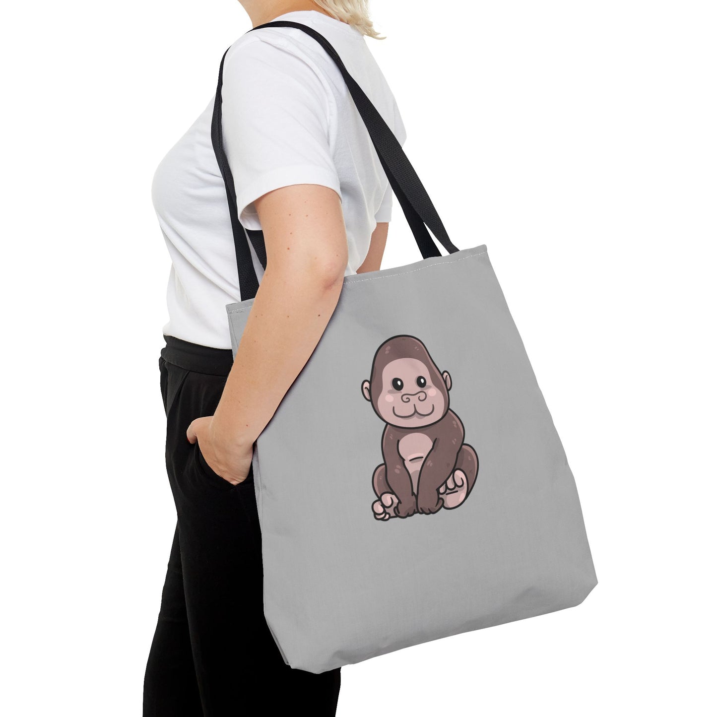 Cute Cartoon Gorilla Tote Bag