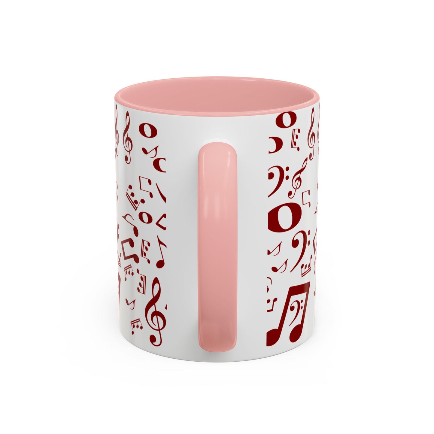 Accent Coffee Mug (11, 15oz) - Musical Notes