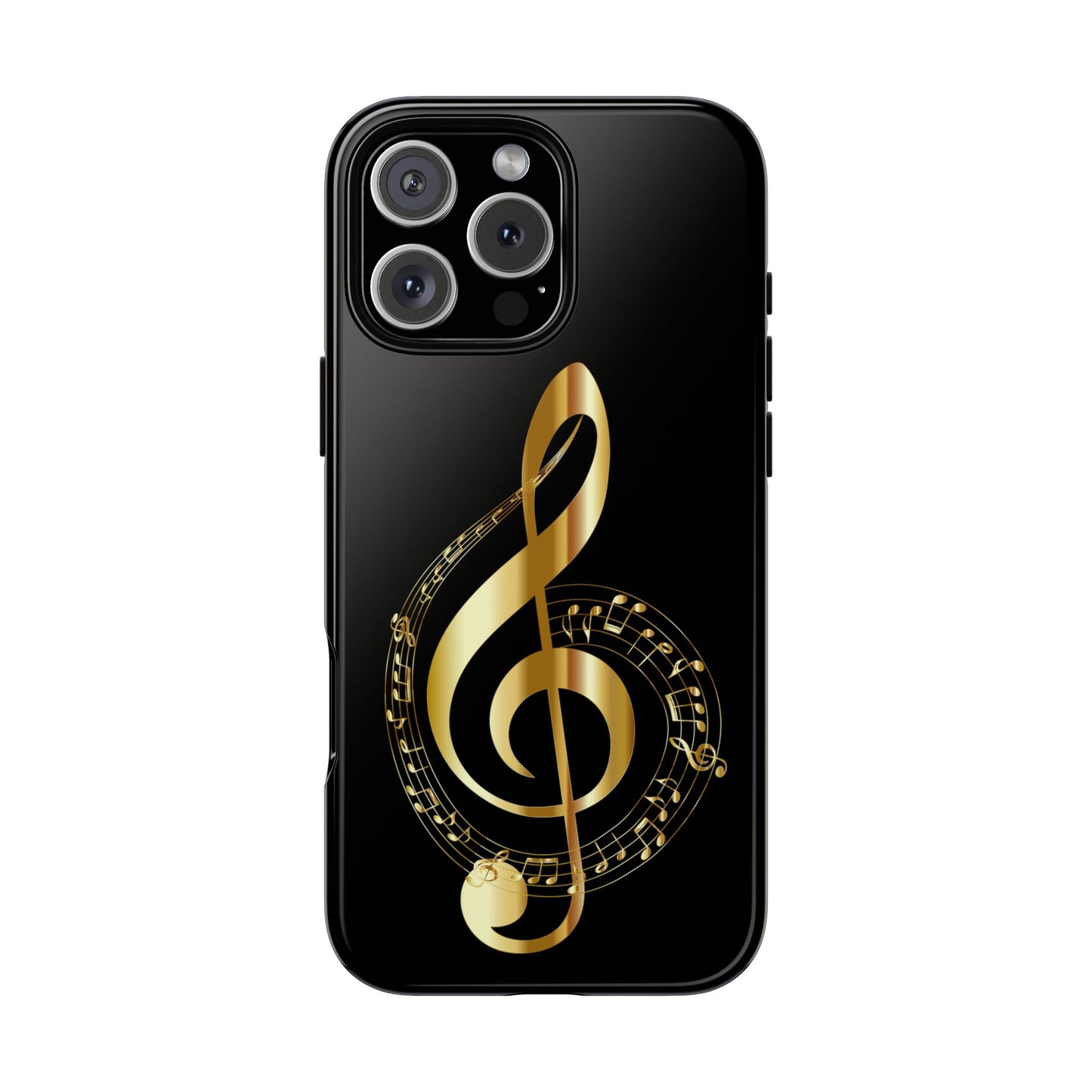 Tough Cases black gold musical Note