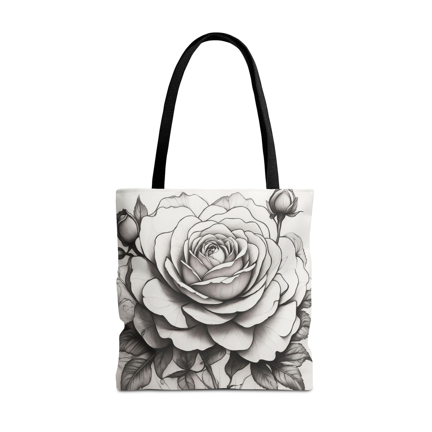 Elegant Floral Tote Bag, Garden Lover Gift, Shopping Bag, Art Print Tote, Mother's Day Gift, Eco-Friendly Canvas Bag