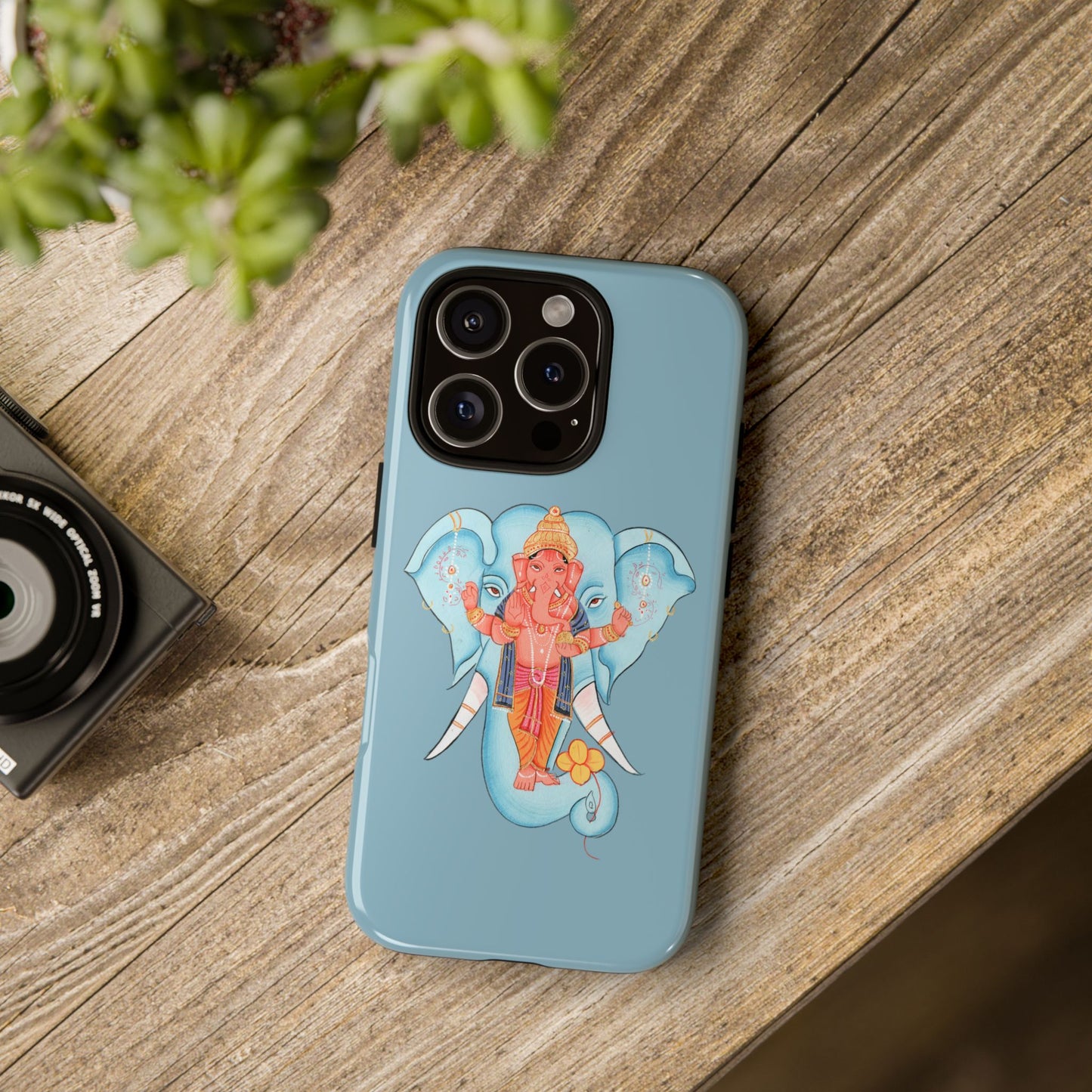 Tough Cases: Ganesh-Inspired Phone Case, Bohemian Phone Cover, Hindu Art Accessory, Festival Gift, Protective Phone Shell