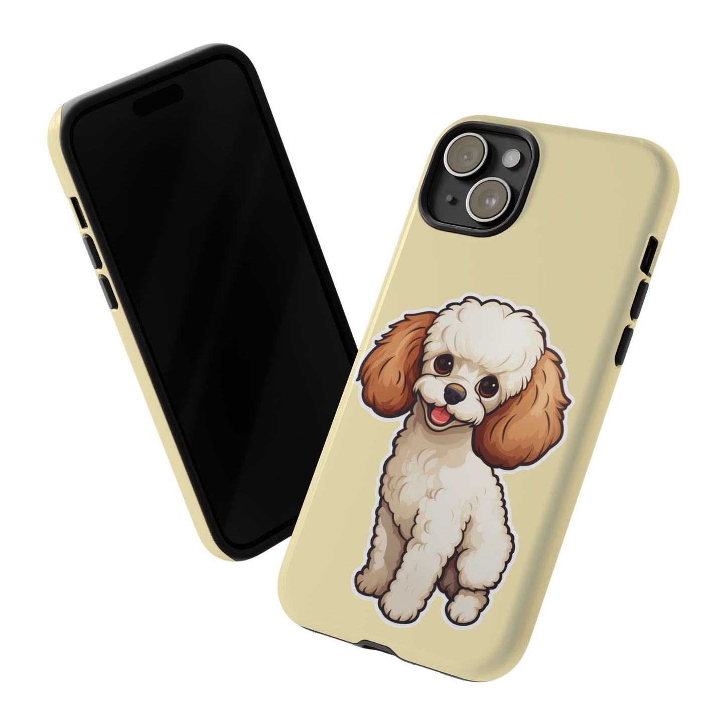 Cute Dog Phone Case, Pet Lover Gift, Custom Phone Cover, Cartoon Dog Case, Durable Phone Accessory