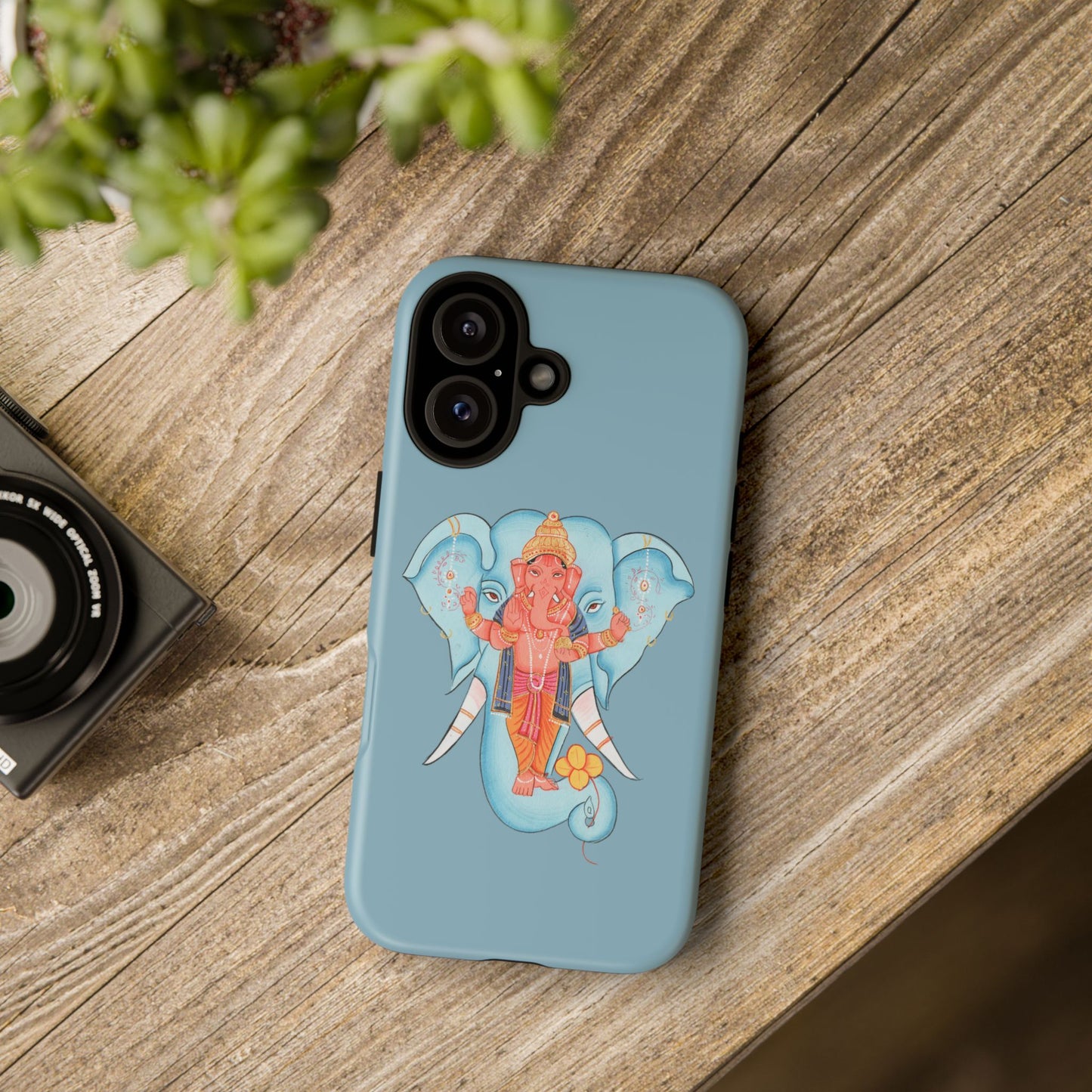 Tough Cases: Ganesh-Inspired Phone Case, Bohemian Phone Cover, Hindu Art Accessory, Festival Gift, Protective Phone Shell