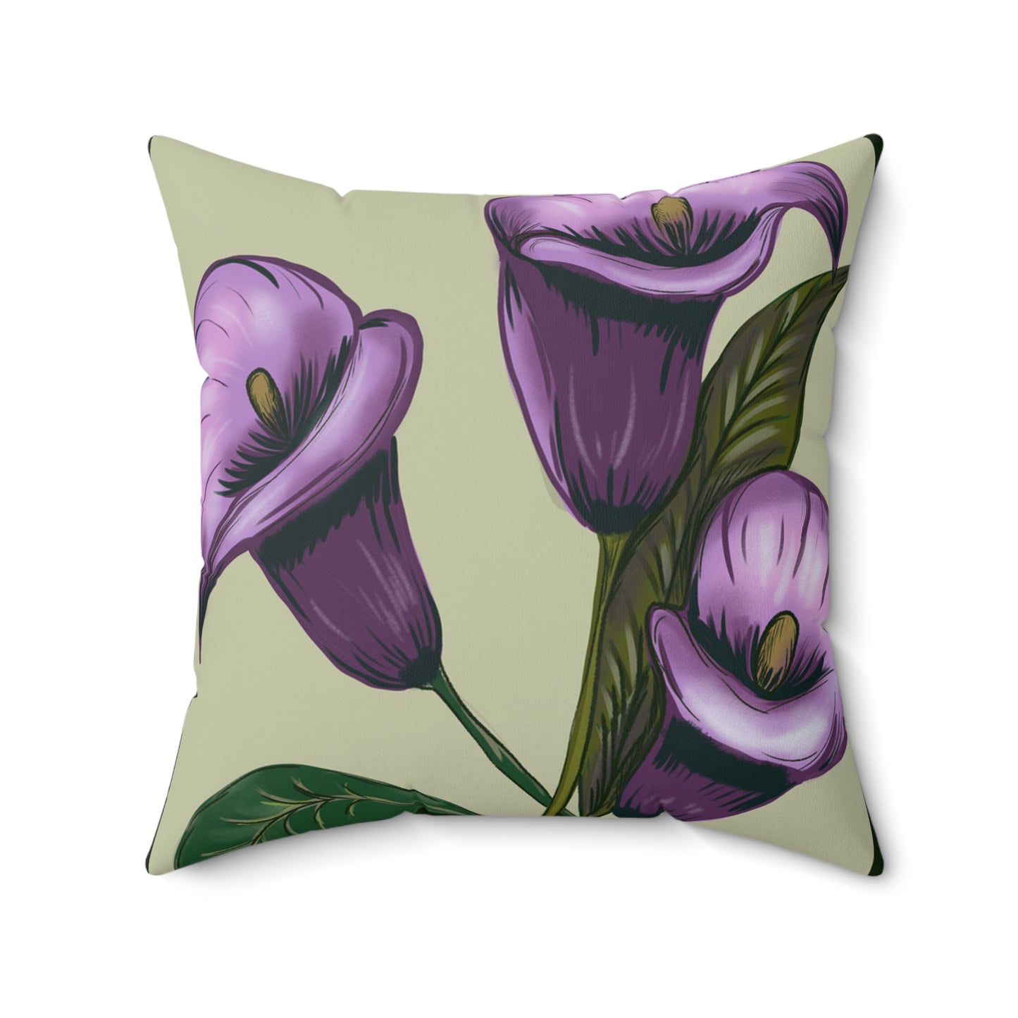 Spun Polyester Square Pillow