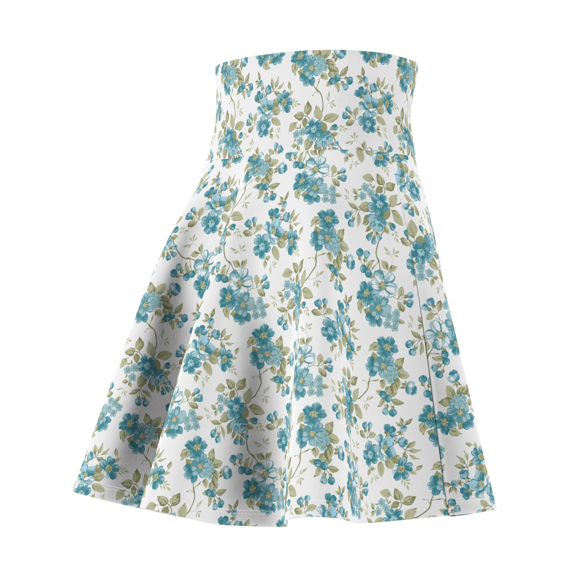 Floral Women's Skater Skirt, Boho Chic, Summer Style, Casual Wear, Everyday Fashion, Gifts for Her, Birthday Outfit