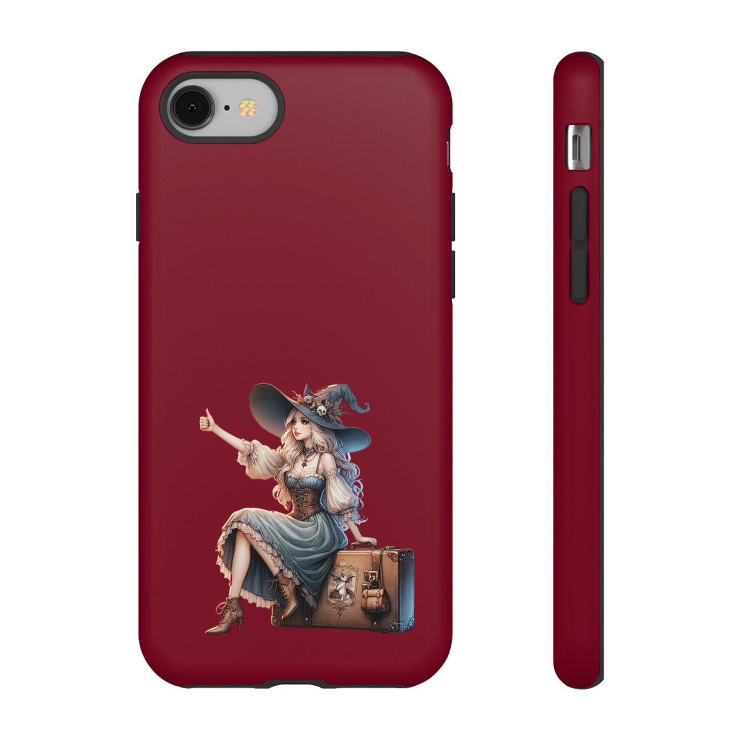 Witchy Phone Case - Magical, Durable - Halloween Gift, Cosplay Accessory, Cute Witch Design