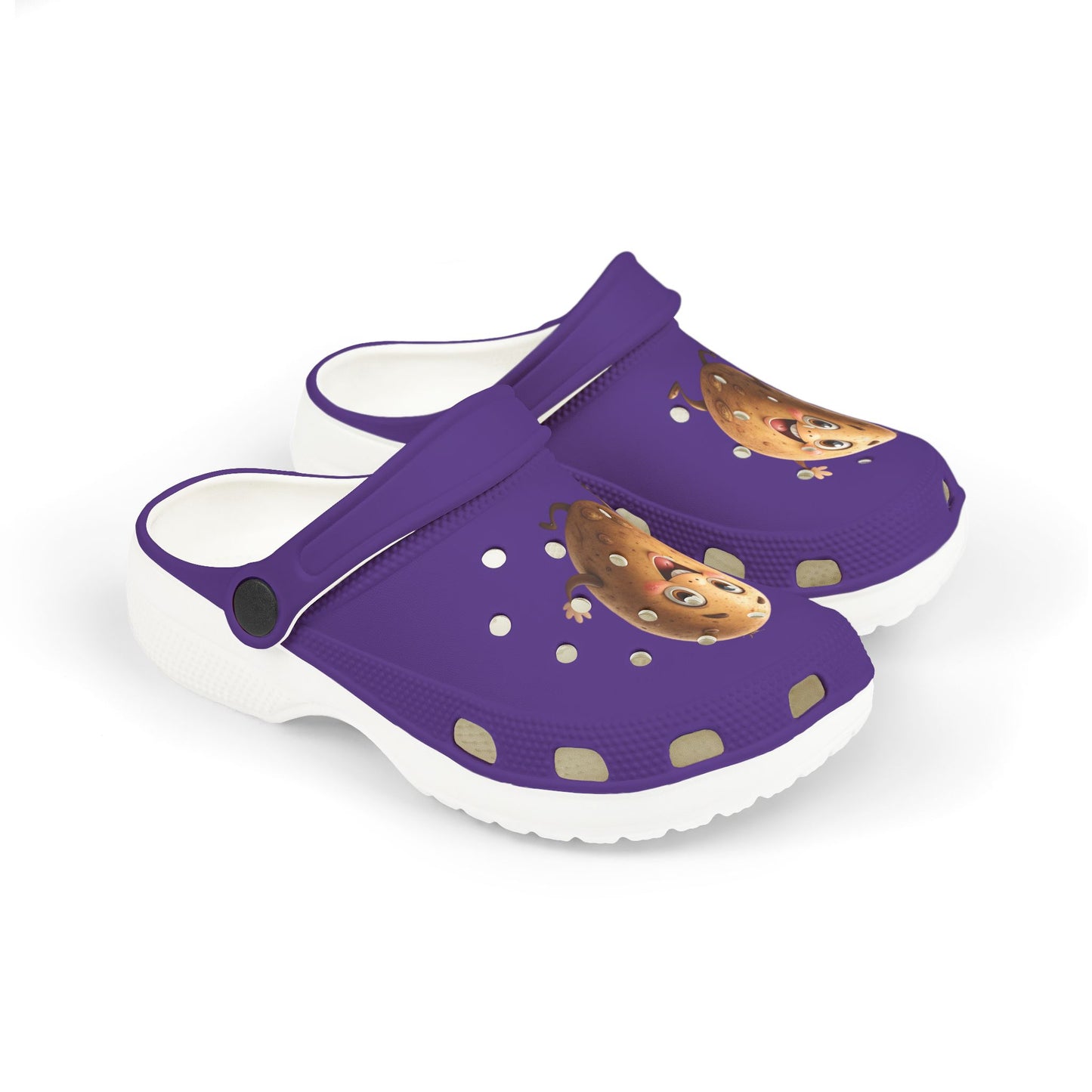 Cute Cookie Kids' Clogs, Fun EVA Foam Shoes, Playful Slip-On Footwear, Gift for Birthdays, Summer Play, Indoor/Outdoor Shoes