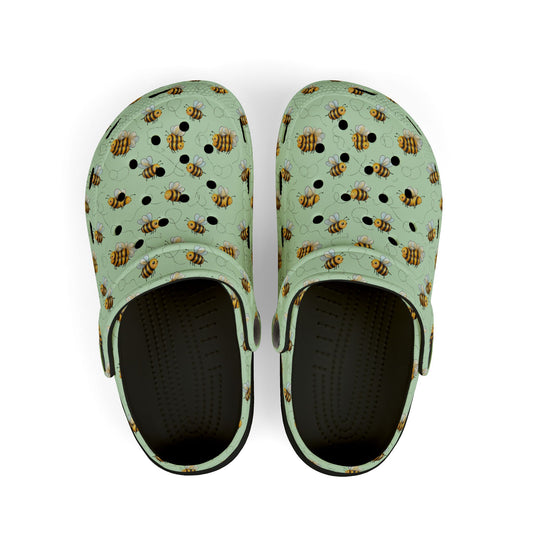 Bee-themed Kid's Clogs