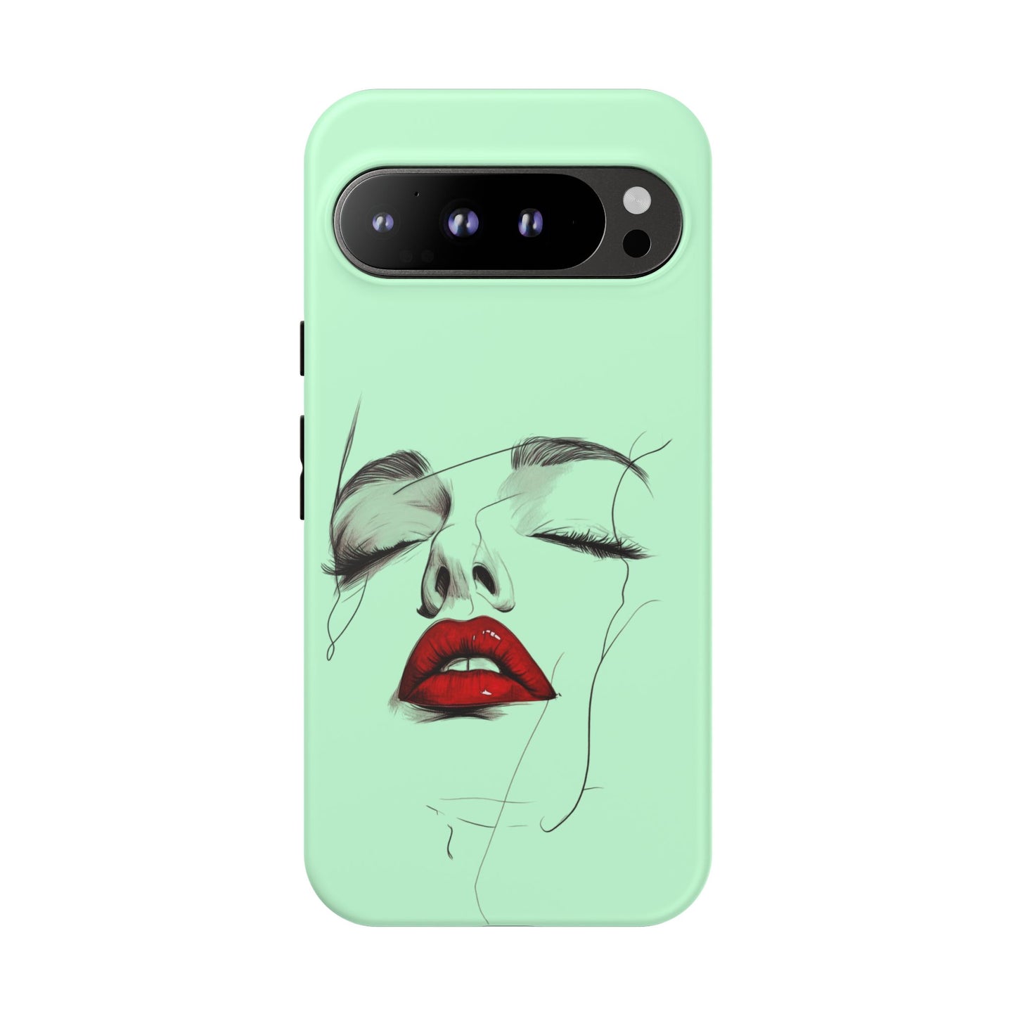 Stylish Phone Case, Artistic Phone Cover, Trendy Tech Accessory, Unique Cell Phone Protector, Gift for Her, Modern Aesthetic