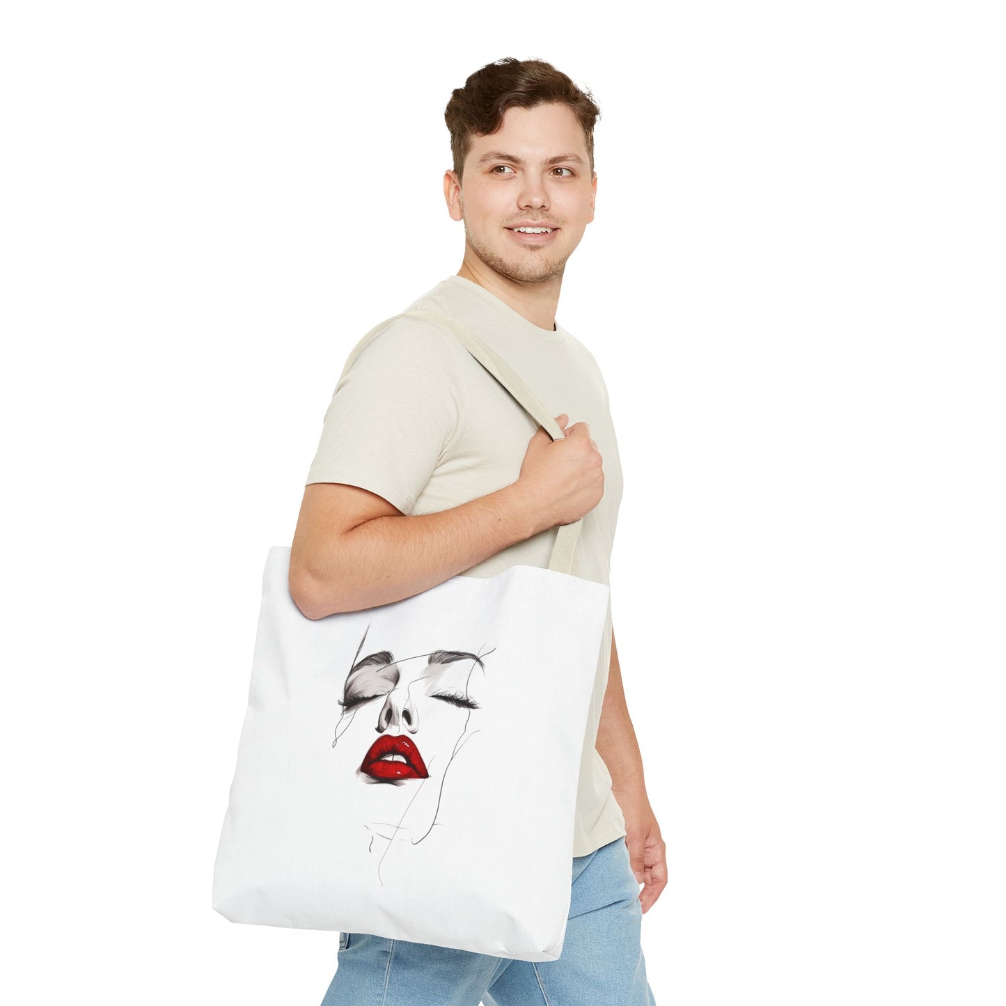 Chic Art Tote Bag, Fashion Tote, Stylish Handbag, Unique Gift, Art Lover’s Bag, Everyday Essentials, Casual Accessory