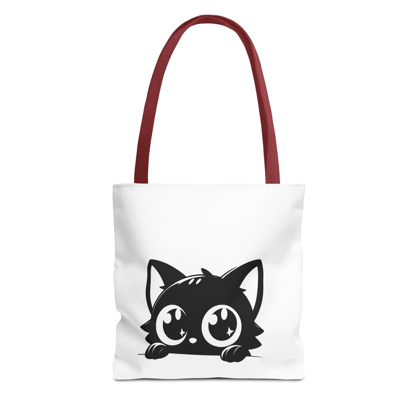 Adorable Cat Face Tote Bag | Cute Kitten Shopping Bag | Gift for Cat Lovers | Everyday Use | Eco-Friendly Accessory