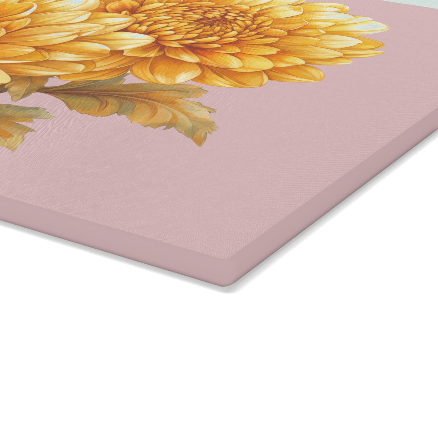 Floral Elegance Glass Cutting Board - Perfect Kitchen Decor, Gift for Bakers, Mother's Day, Housewarming, and Floral Lovers