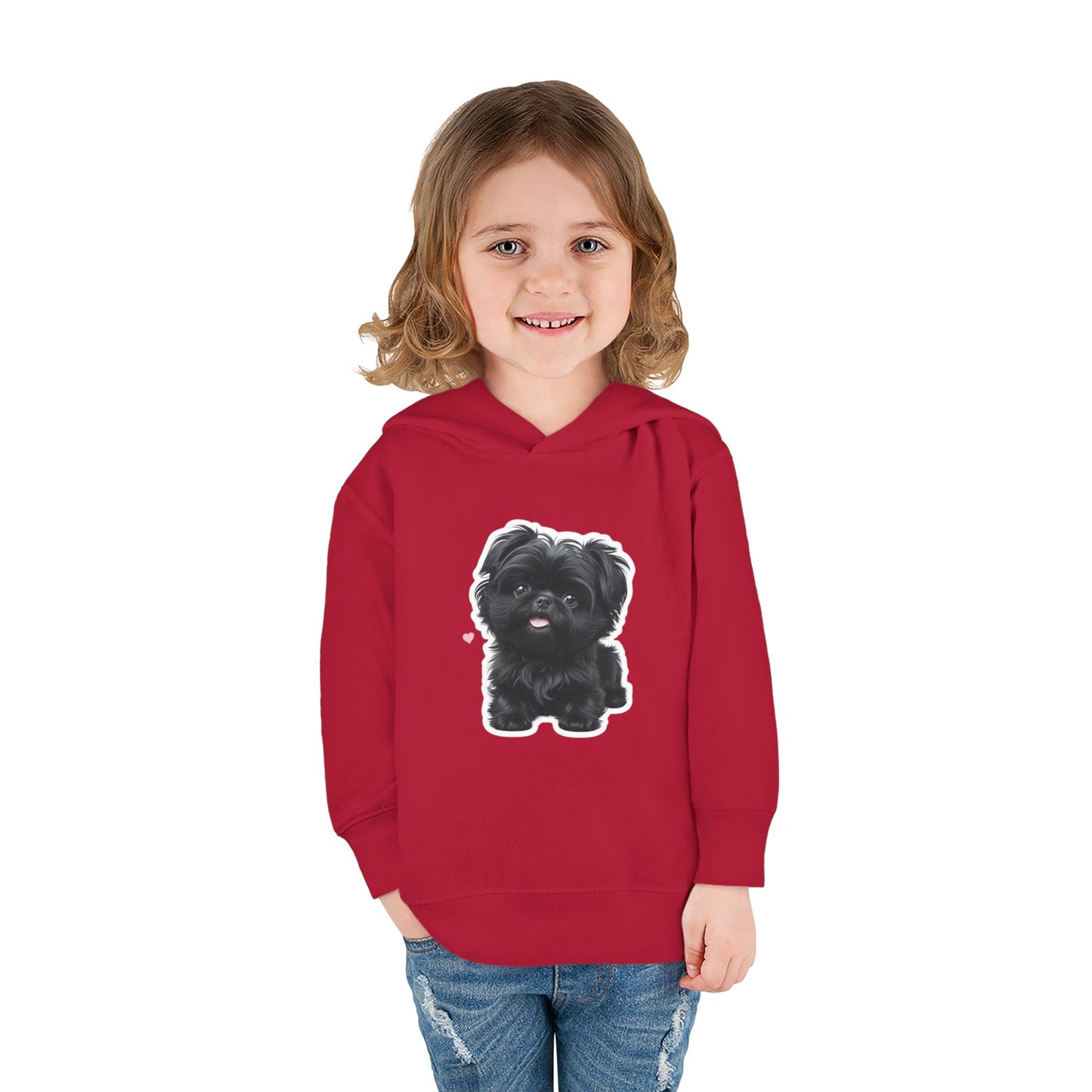 Cute Toddler Hoodie with Adorable Dog Design, Baby Gift, Winter Wear, Kids Sweatshirt, Comfortable Pullover