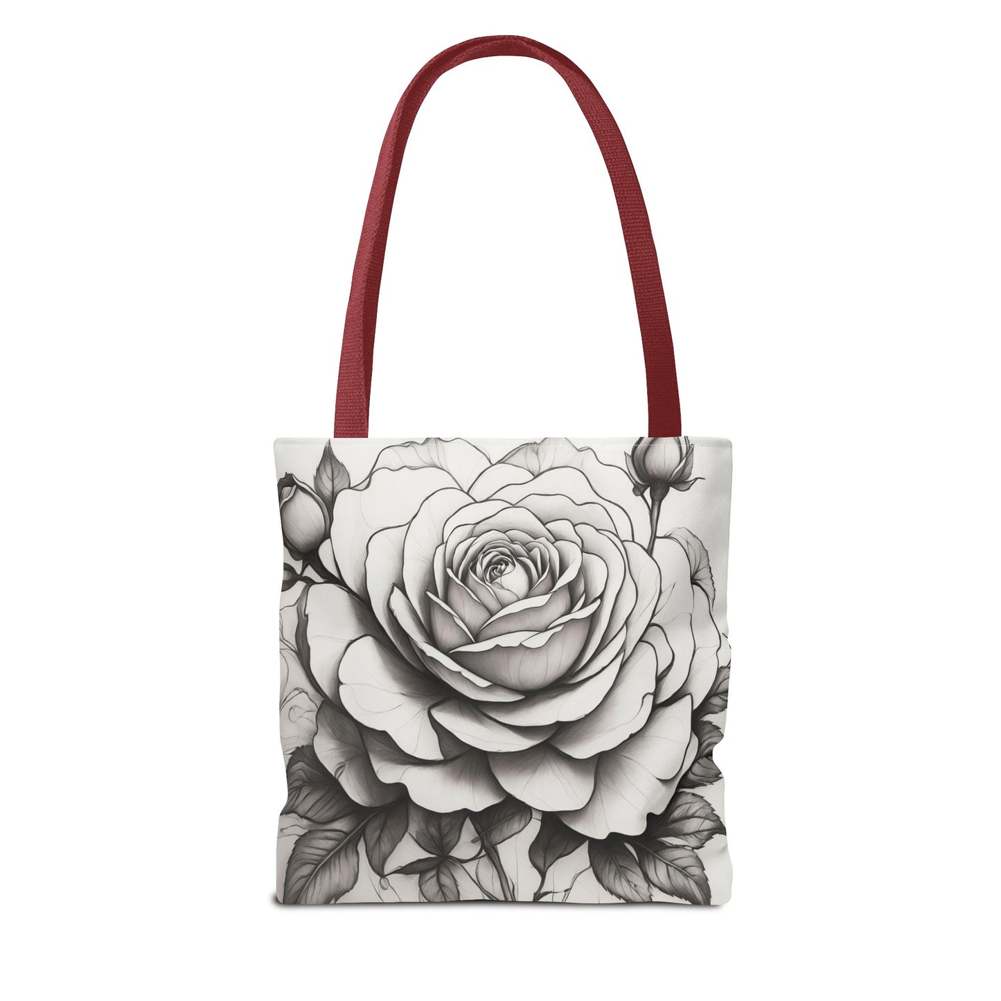 Elegant Floral Tote Bag, Garden Lover Gift, Shopping Bag, Art Print Tote, Mother's Day Gift, Eco-Friendly Canvas Bag