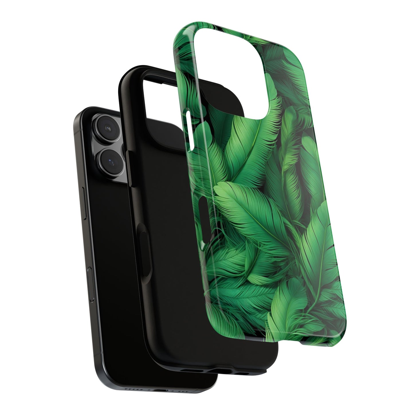 Tough Cases - Tropical Leaf Phone Case, Nature-inspired, Phone Accessory, Gift for Her, Jungle Theme, Eco-Friendly