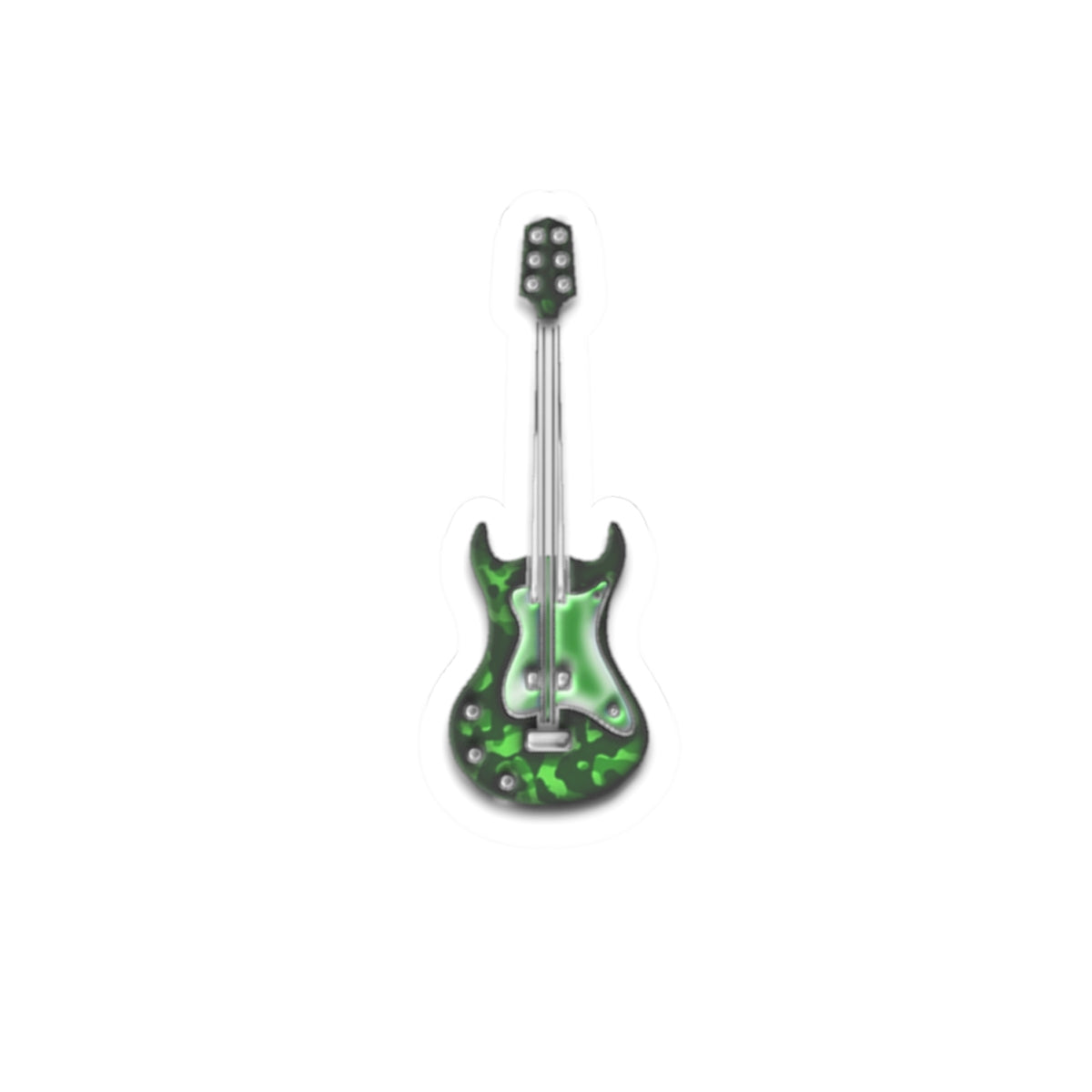Rockin' Guitar Kiss-Cut Stickers | Perfect for Music Lovers, Laptop Decor, Gift for Musicians, Party Favors, Fun Accessories