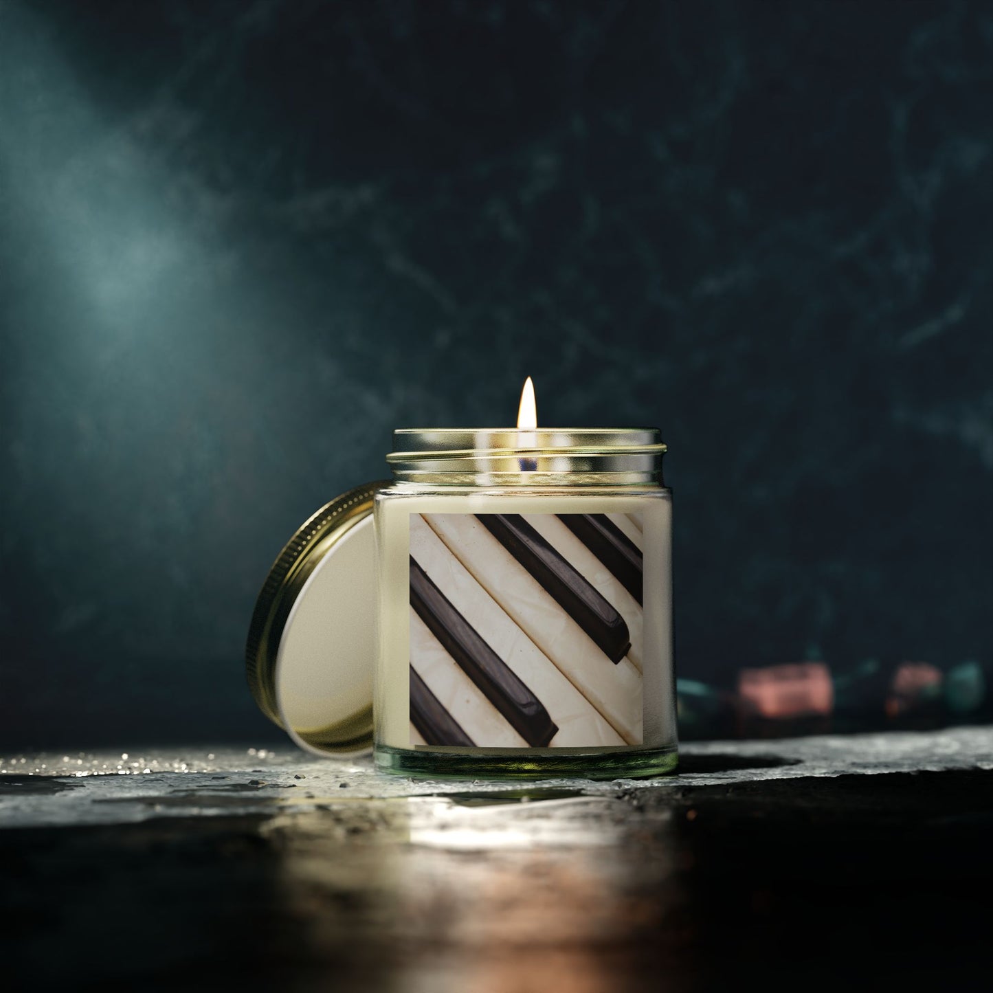 Piano Keys Scented Candles - Aromatic Bliss for Music Lovers, Relaxation, Home Decor, Gift for Musicians, Cozy Atmosphere