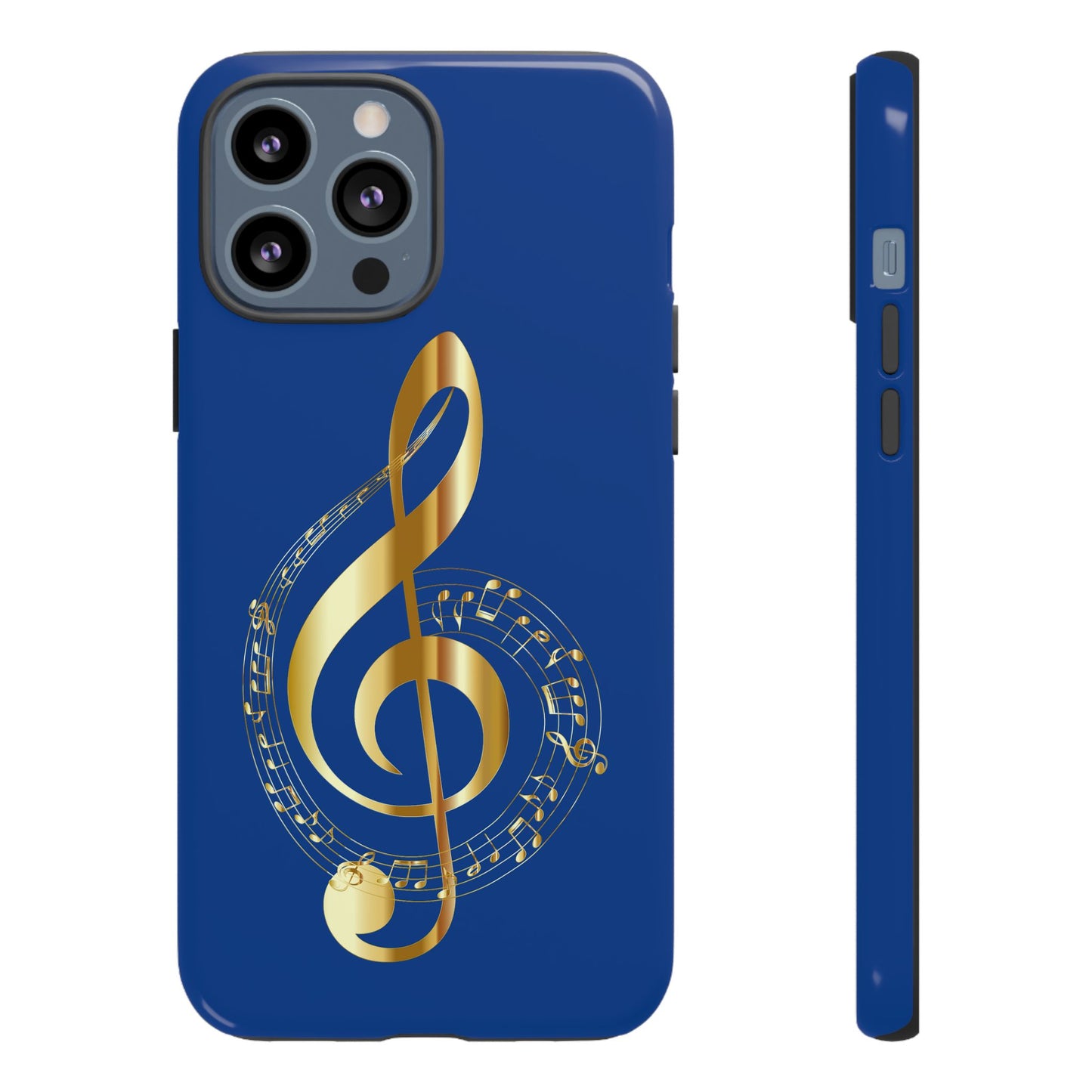 Tough Cases Blue and Gold Musical Note