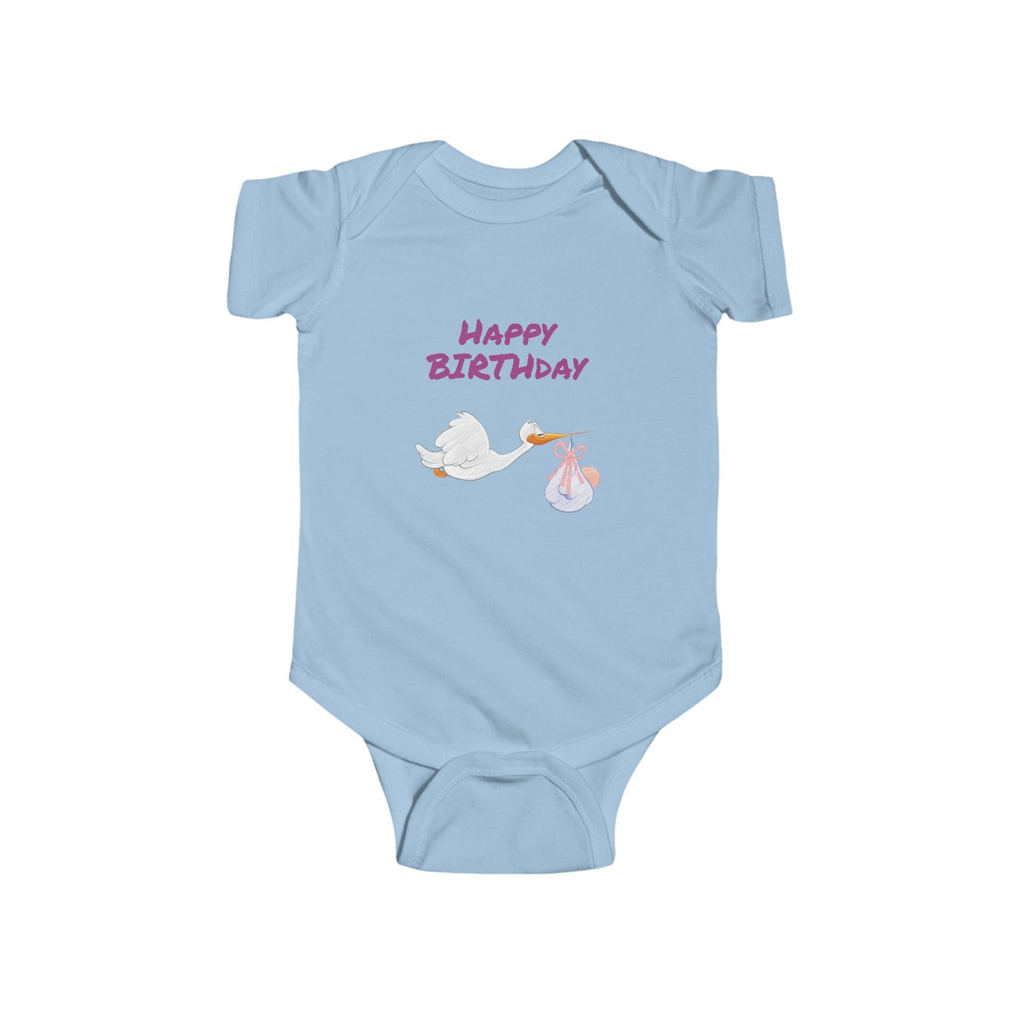 Happy Birthday Infant Bodysuit, Cute Baby Shower Gift