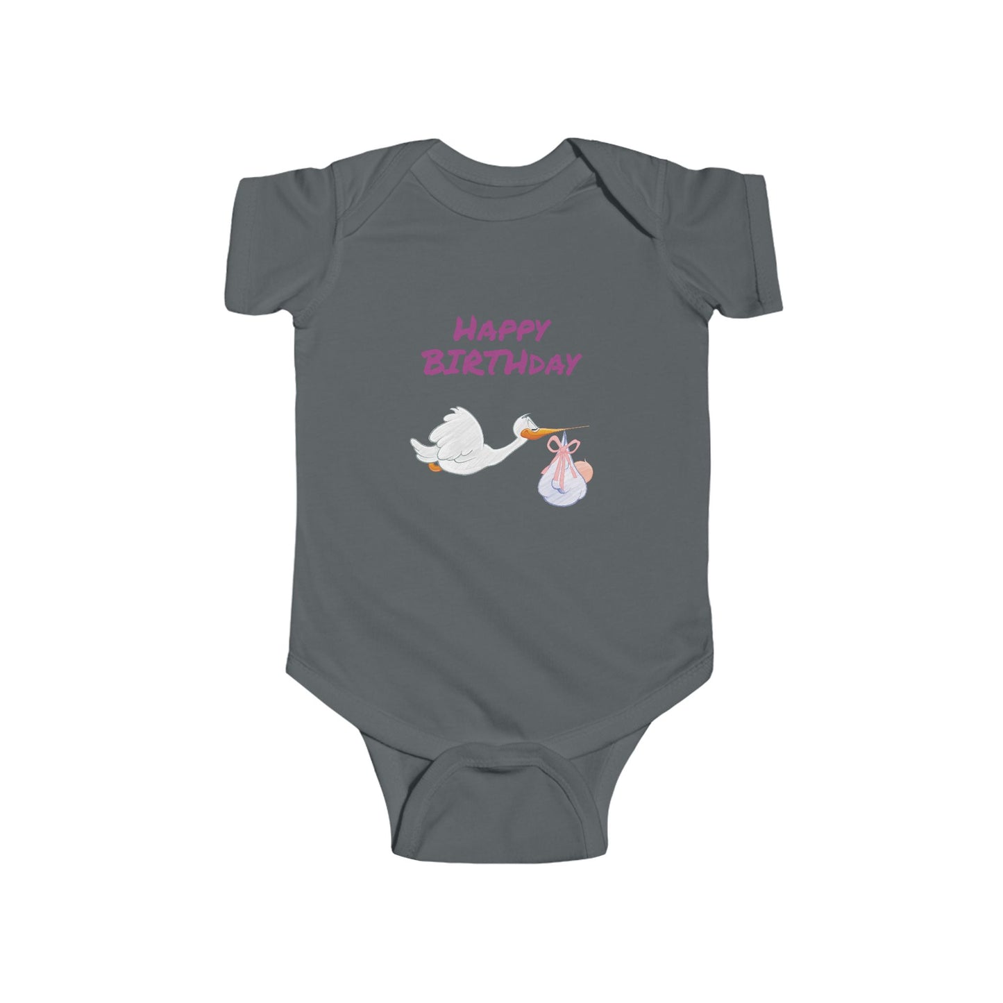 Happy Birthday Infant Bodysuit, Cute Baby Shower Gift
