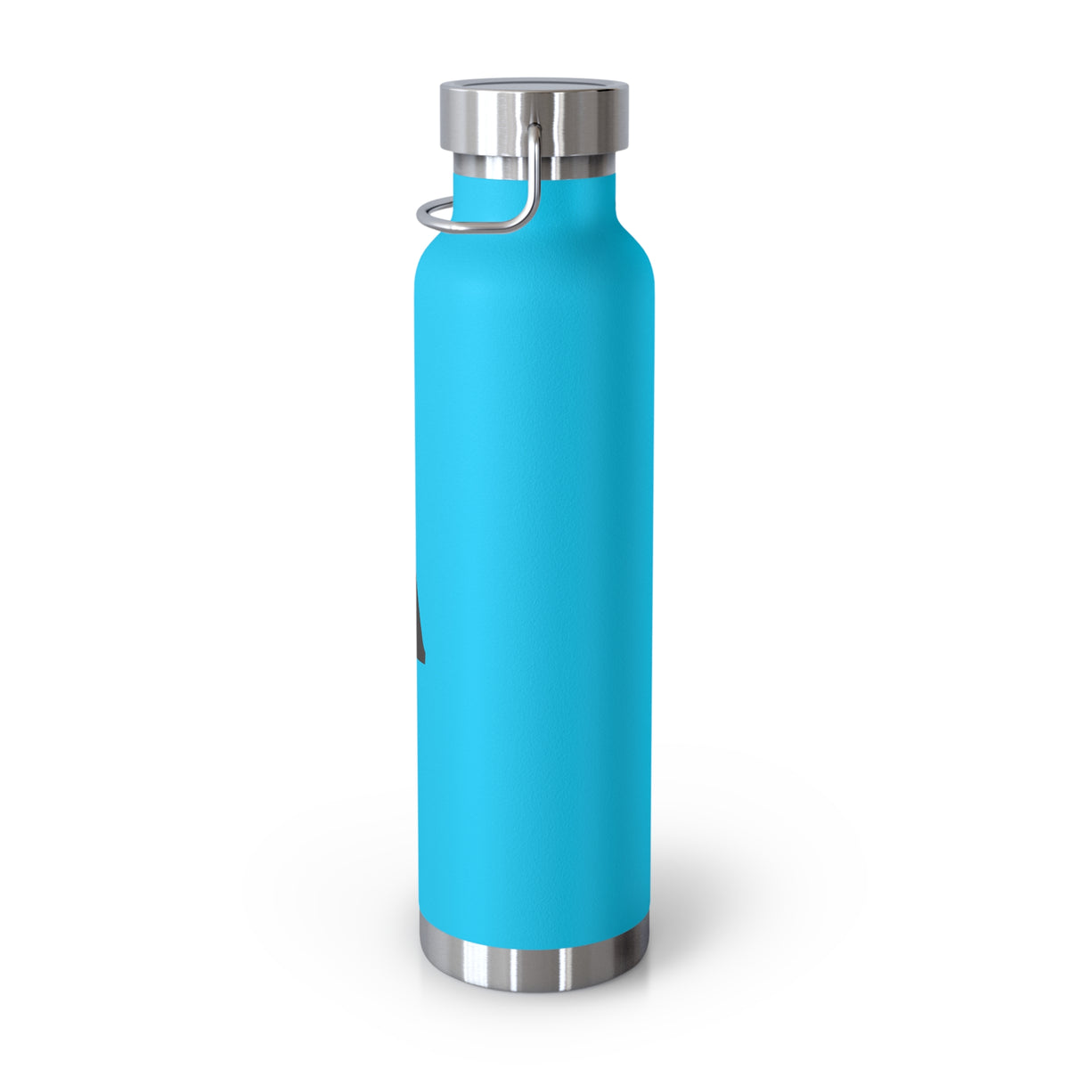 Personalized Copper Insulated Water Bottle, 22oz - Letter A