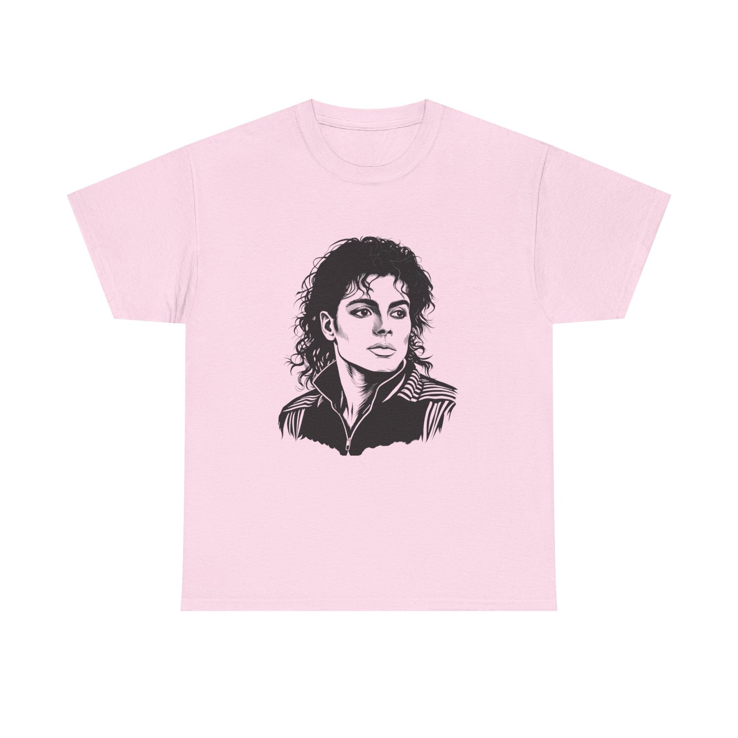 Michael Inspired Unisex Heavy Cotton Tee, Vintage Style Shirt, Retro Graphic Tee, Music Lover Gift, Unisex Casual Wear