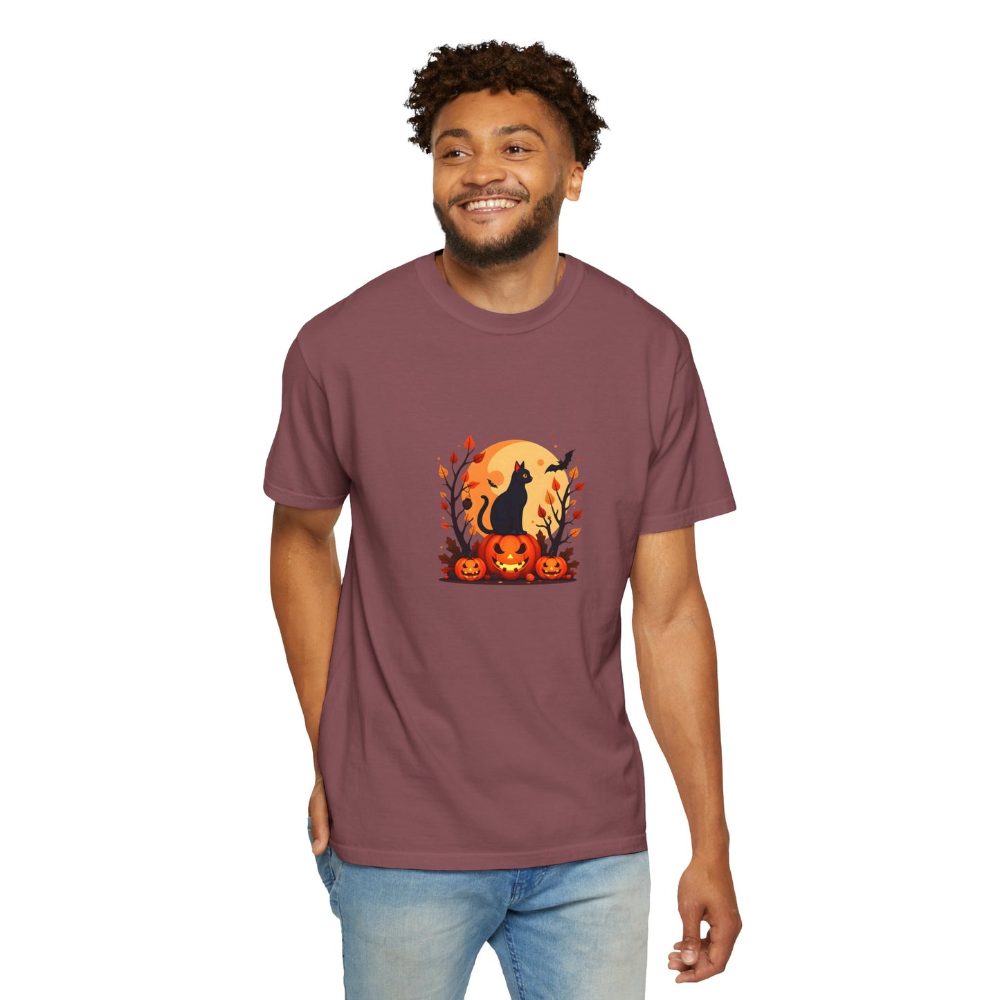 Unisex Garment-Dyed T-shirt - Halloween