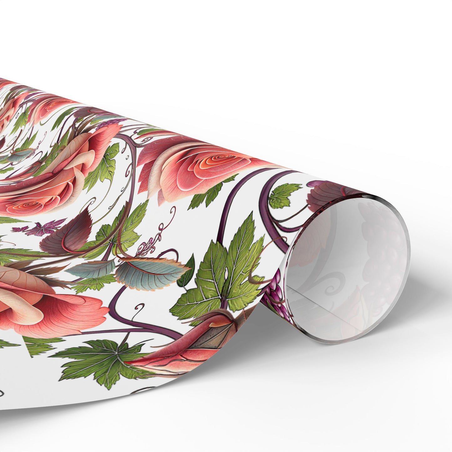 Floral Gift Wraps - Elegant Flower Wrapping Paper for Birthdays, Holidays, Weddings, Celebrations, Eco-friendly Gift Wraps