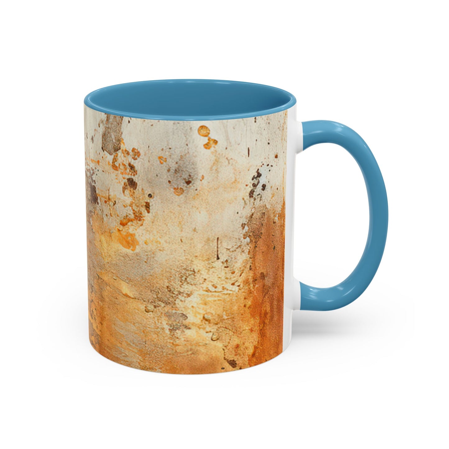 Rustic Accent Coffee Mug, Unique Artistic Mug