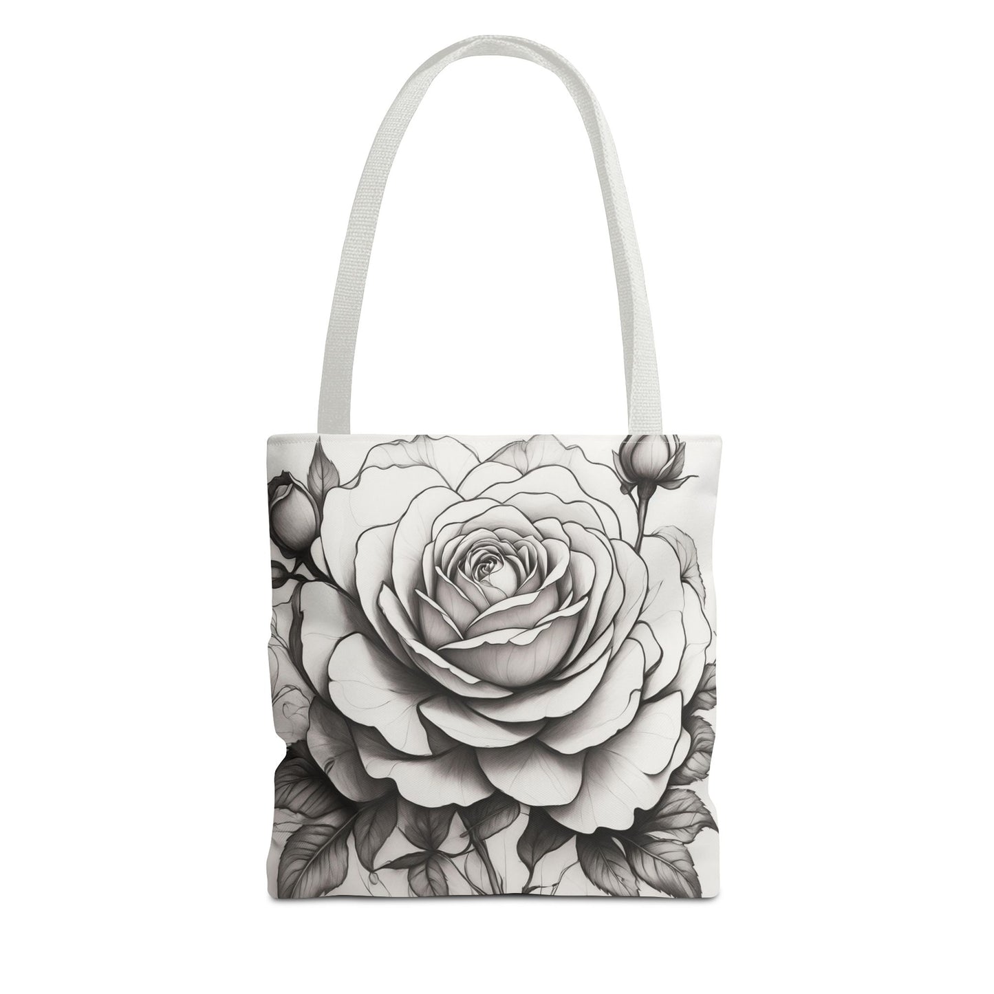 Elegant Floral Tote Bag, Garden Lover Gift, Shopping Bag, Art Print Tote, Mother's Day Gift, Eco-Friendly Canvas Bag