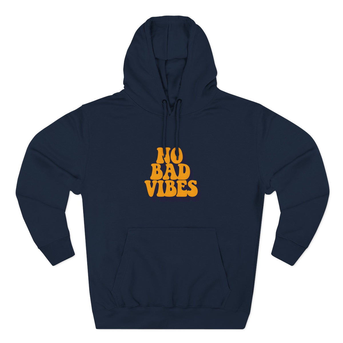 Good Vibes Only Fleece Hoodie for Positive Energy Lovers, Motivational Comfort, Chill Attire, Casual Wear, Gift for Friends