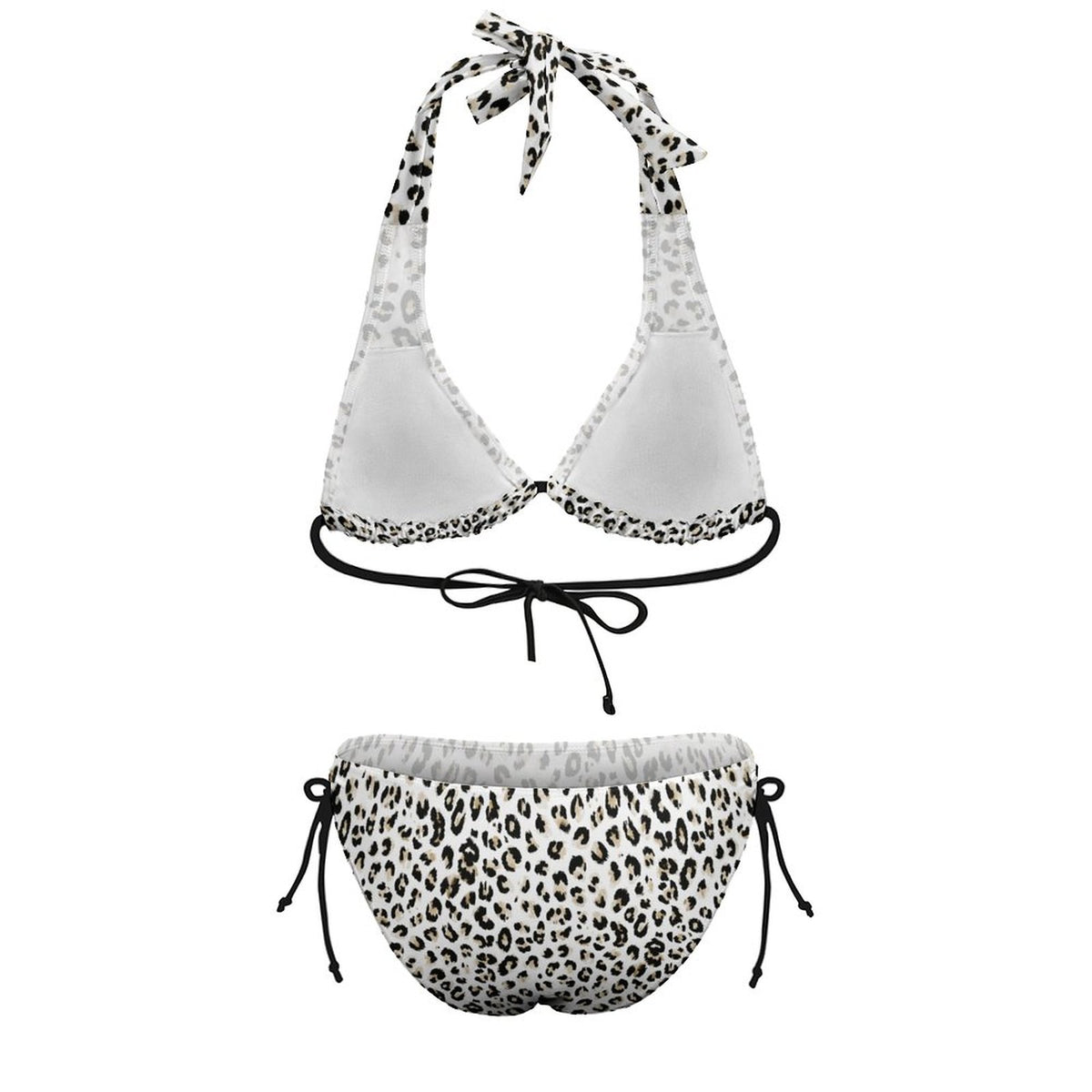 Plus Size Women‘s Halter Bikini Set